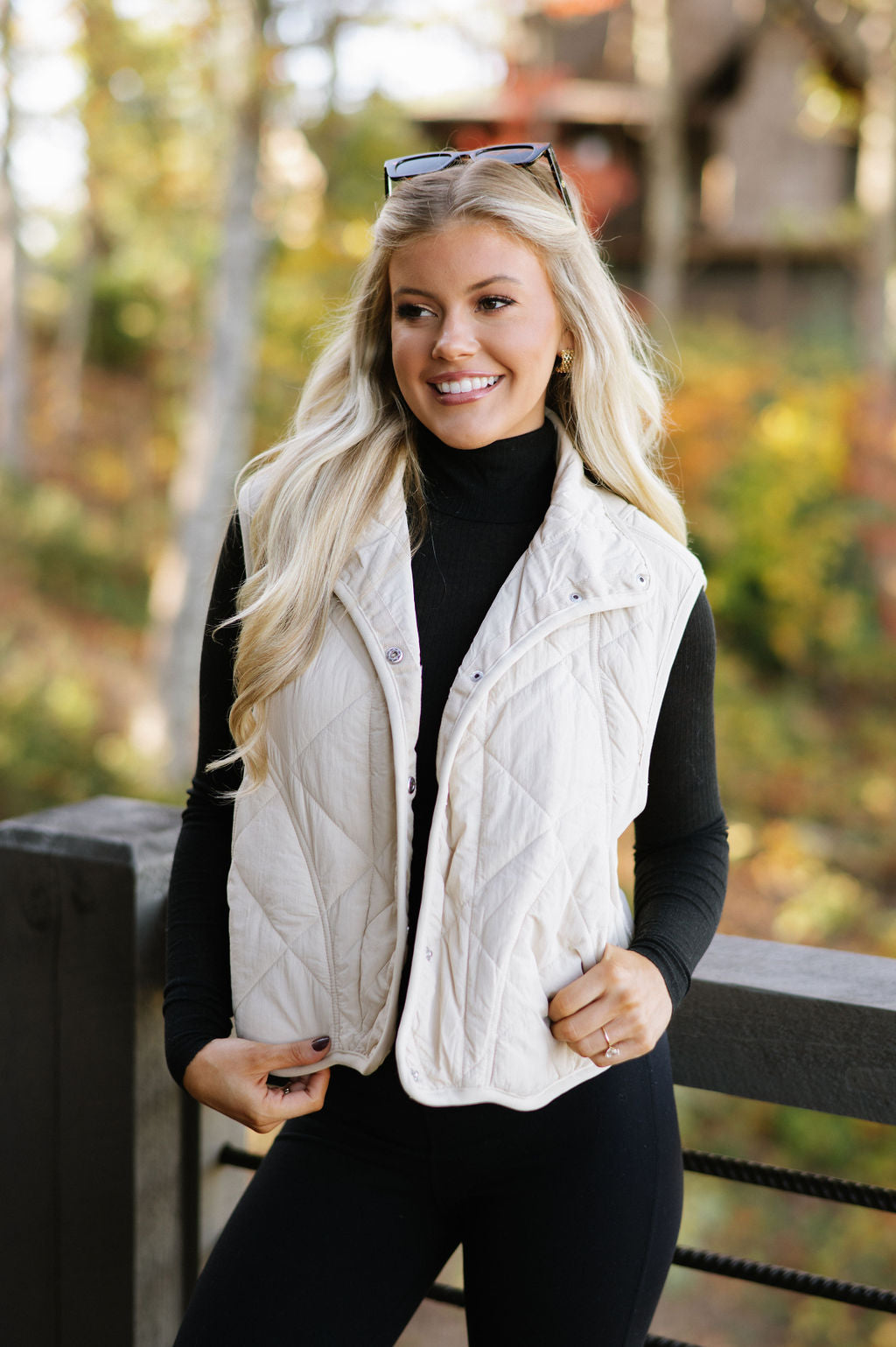 Doorbuster! Khloe Vest-Ecru