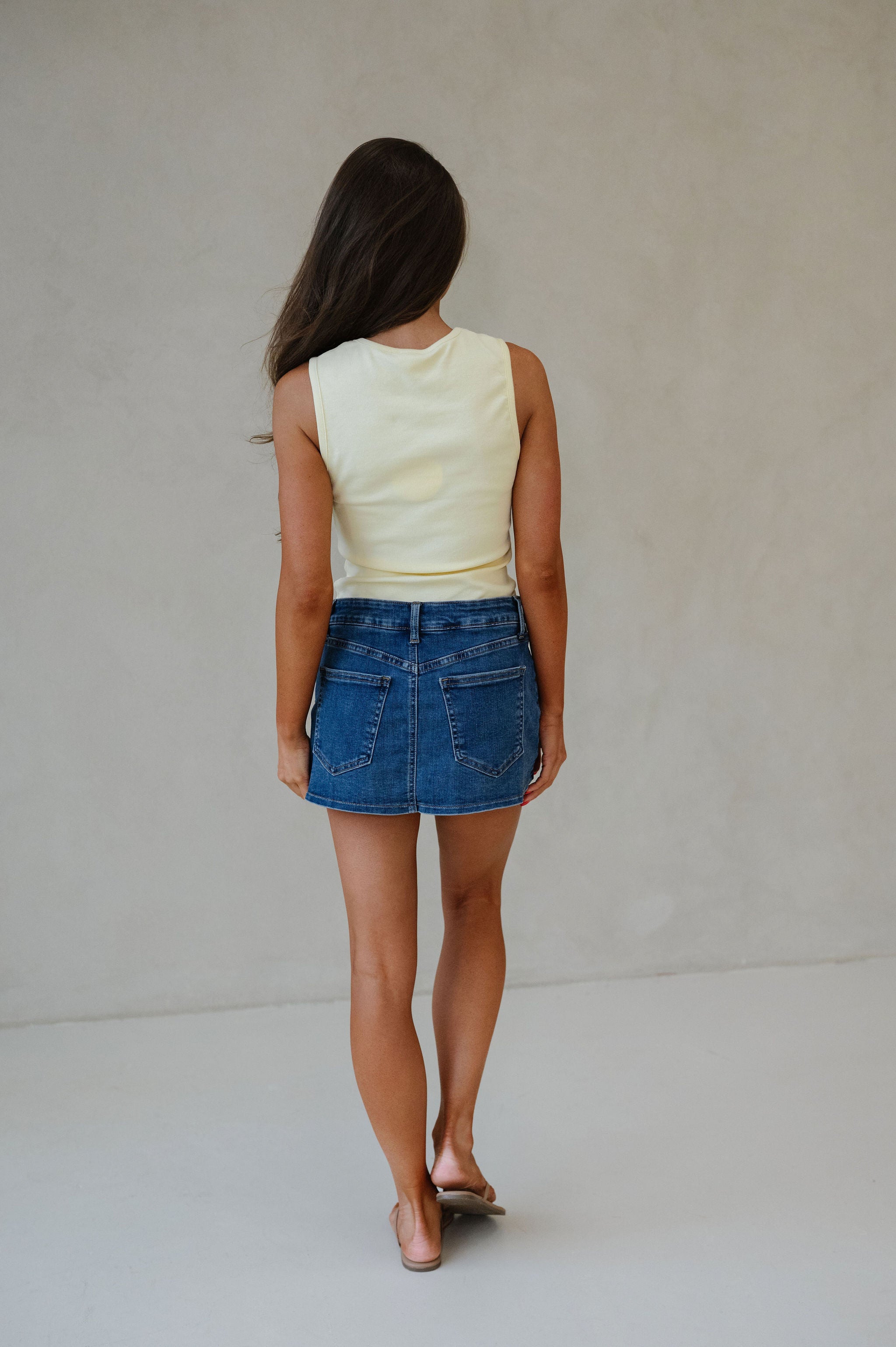 "All American Babe" Top-Light Yellow