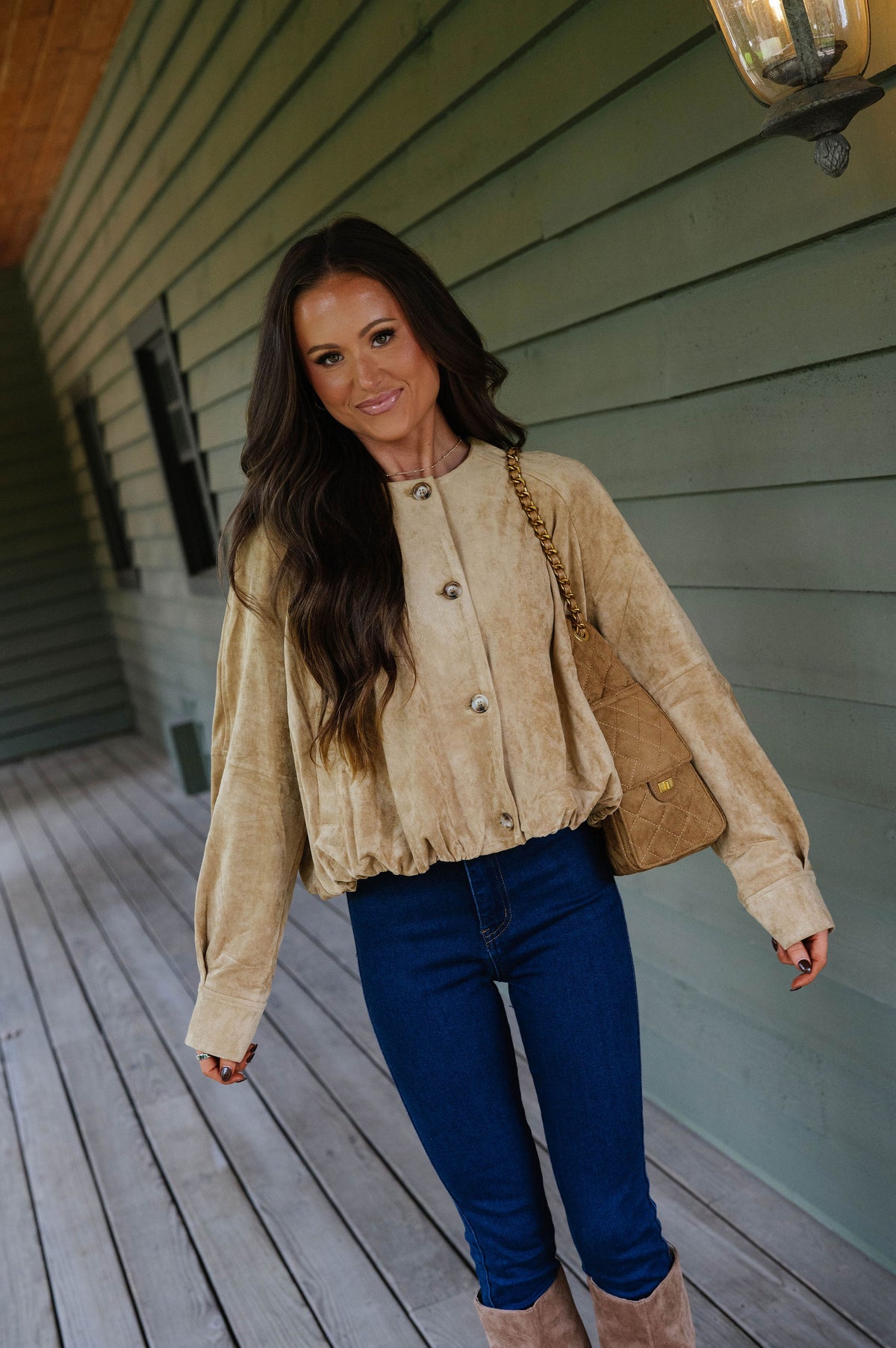 Rayne Bubble Jacket- Camel
