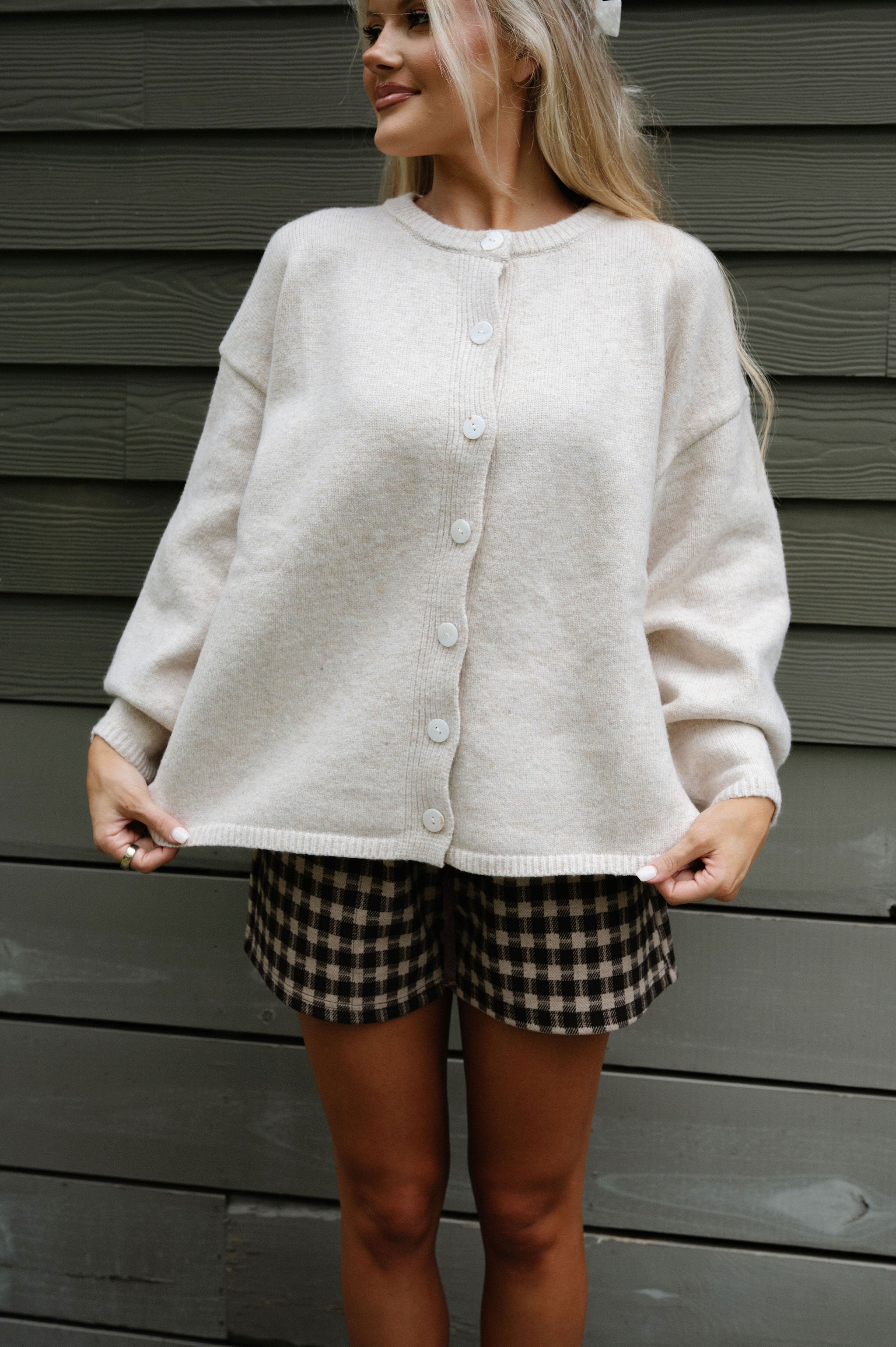 Marcy Cardigan-Oatmeal