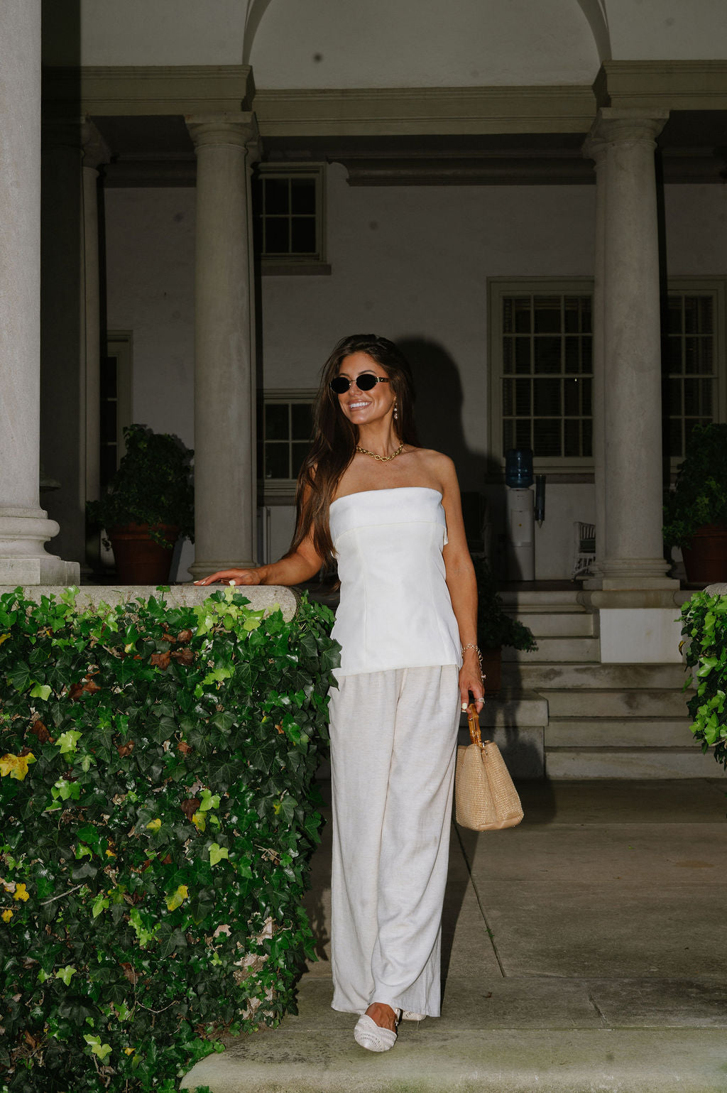 Taylor Strapless Top-Cream