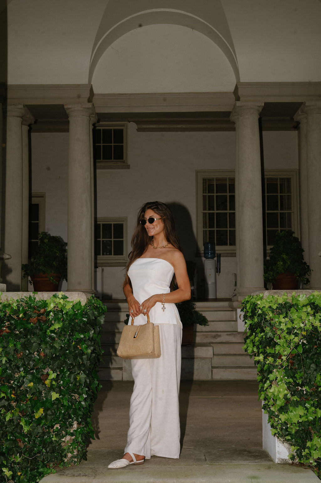 Taylor Strapless Top-Cream
