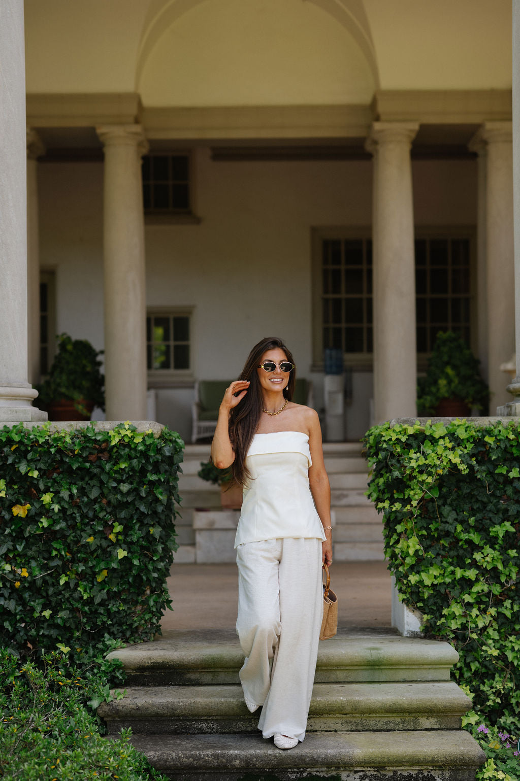 Taylor Strapless Top-Cream