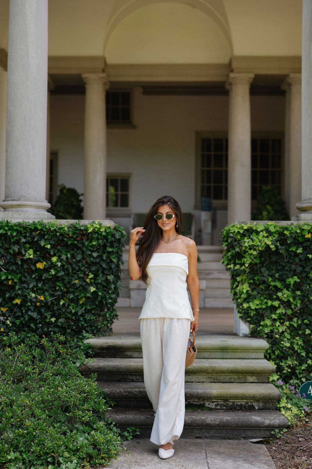 Taylor Strapless Top-Cream