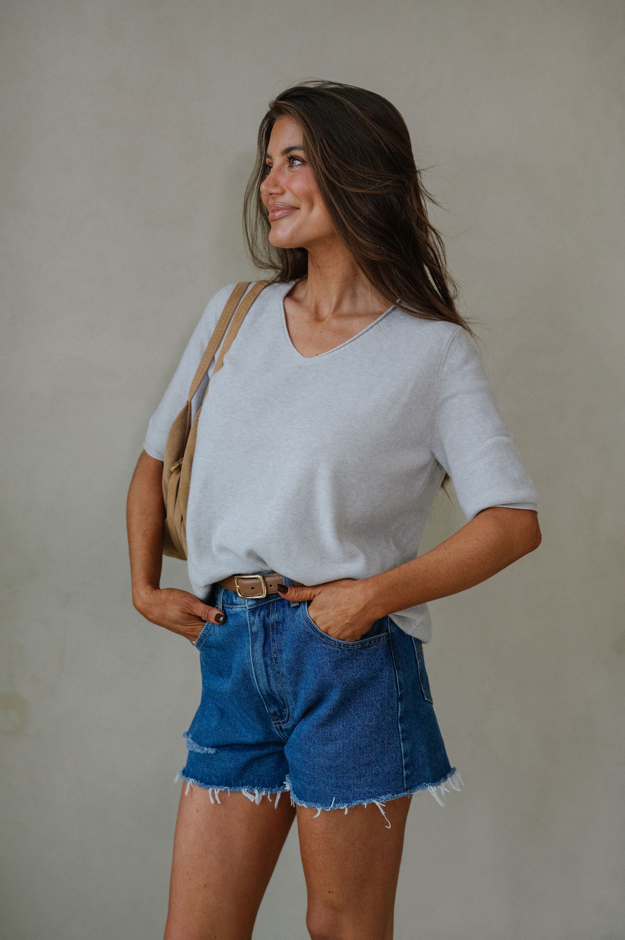 Della Sweater-Heather Grey