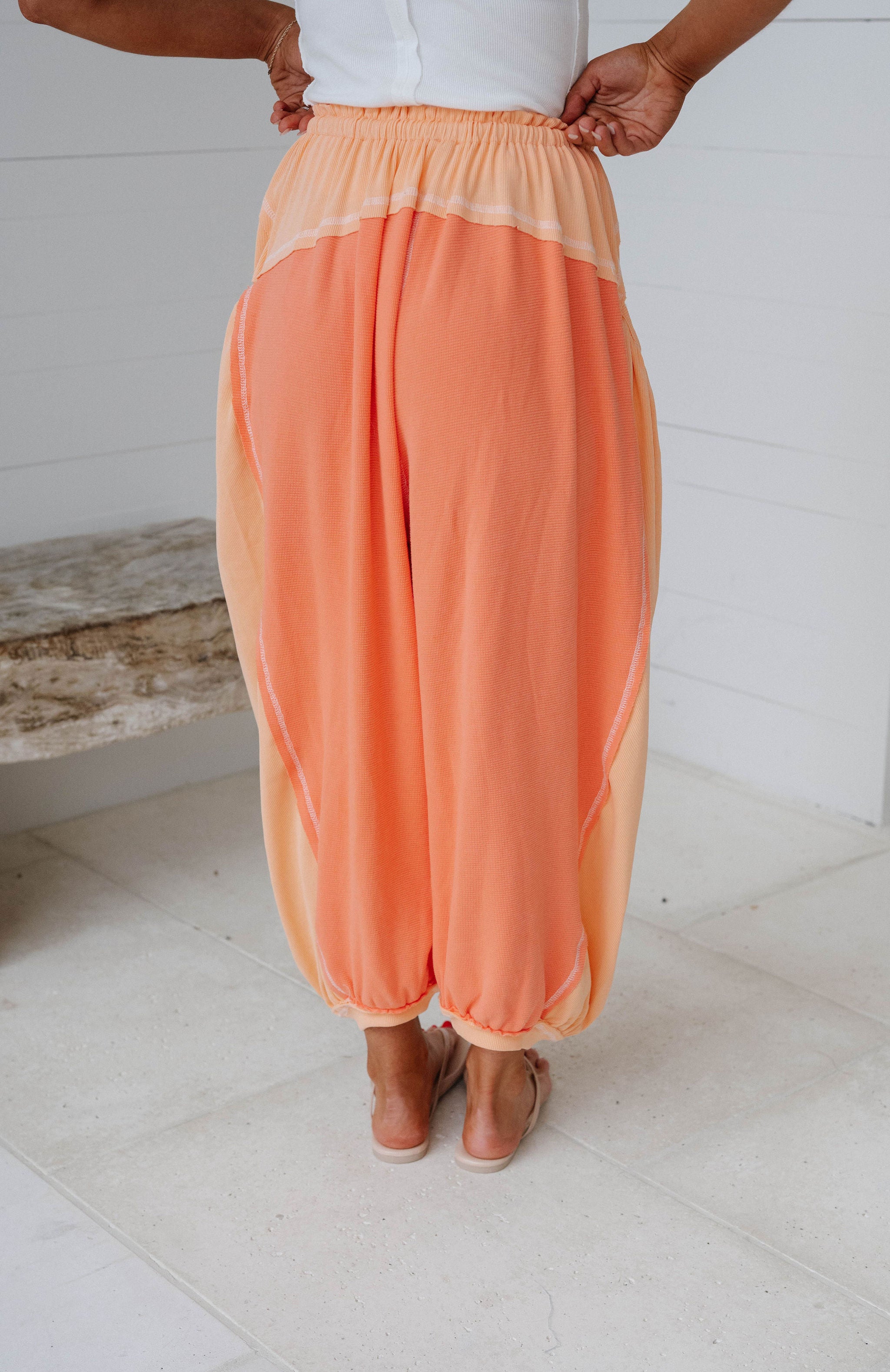 Jessie Relaxed Pants-Tangerine