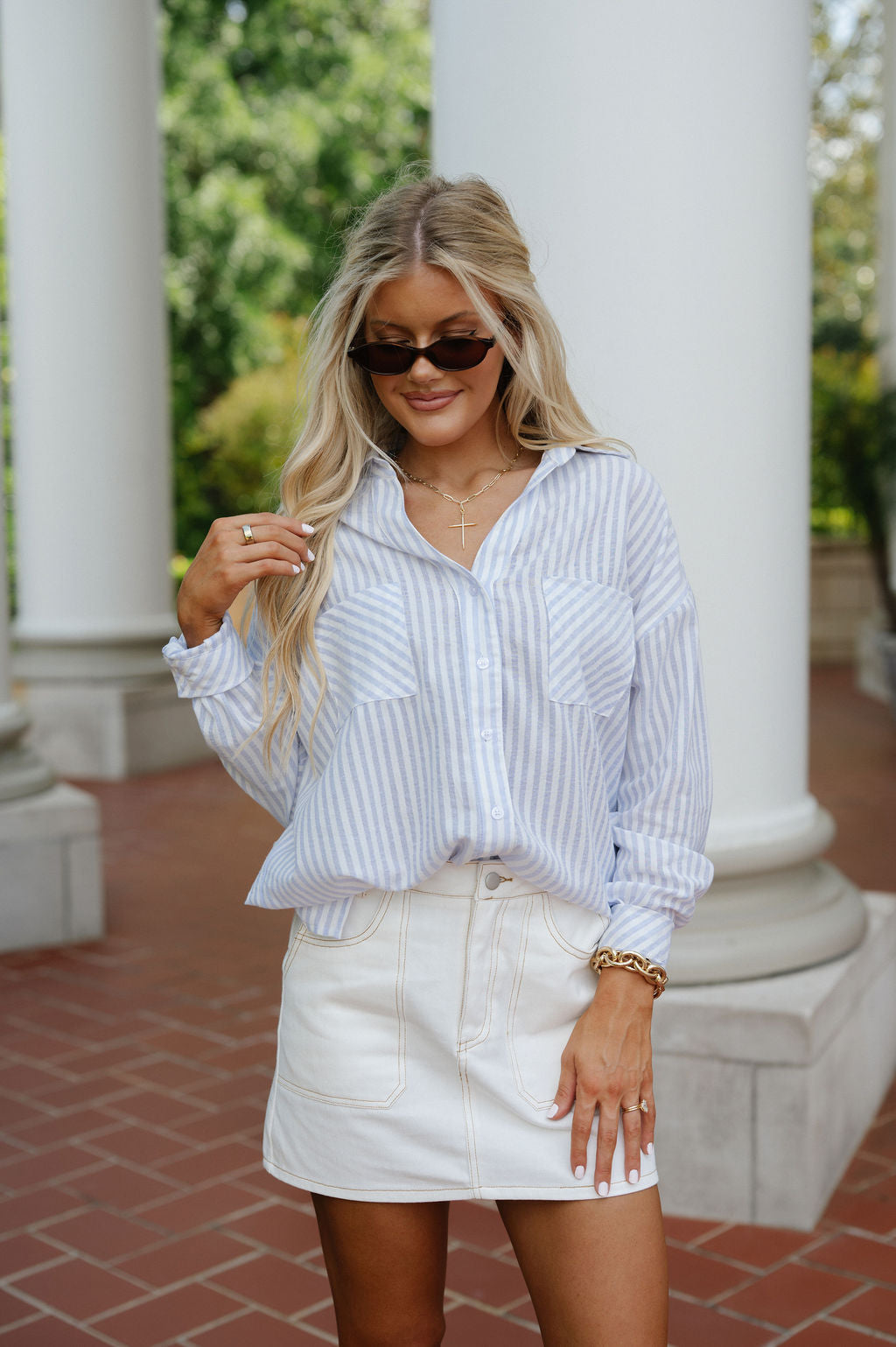 Sable Mini Skirt-Ecru