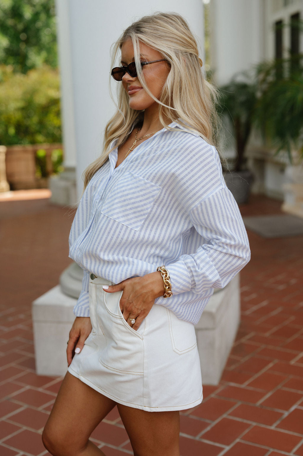 Sable Mini Skirt-Ecru