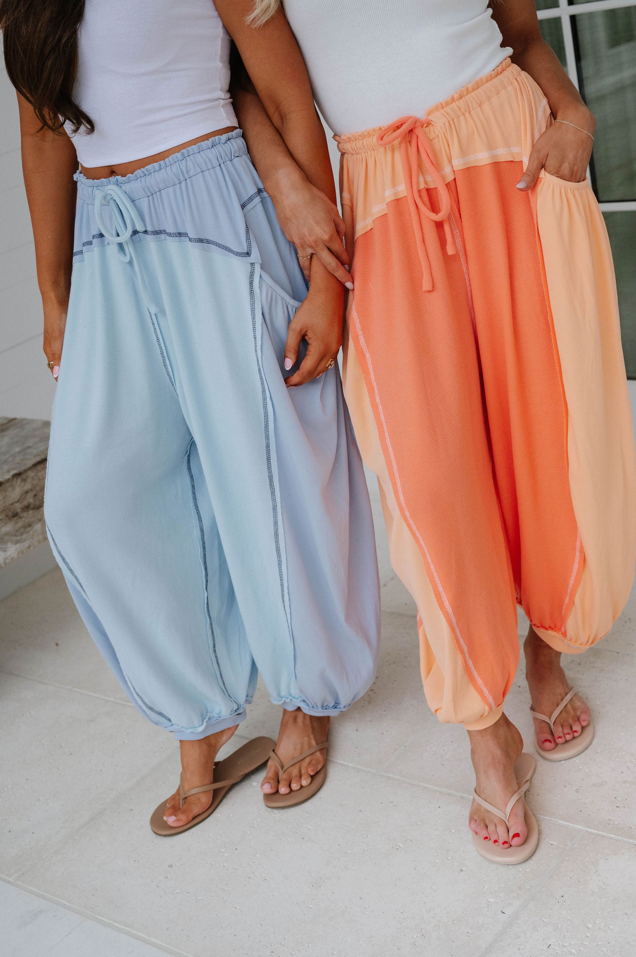 Jessie Relaxed Pants-Tangerine