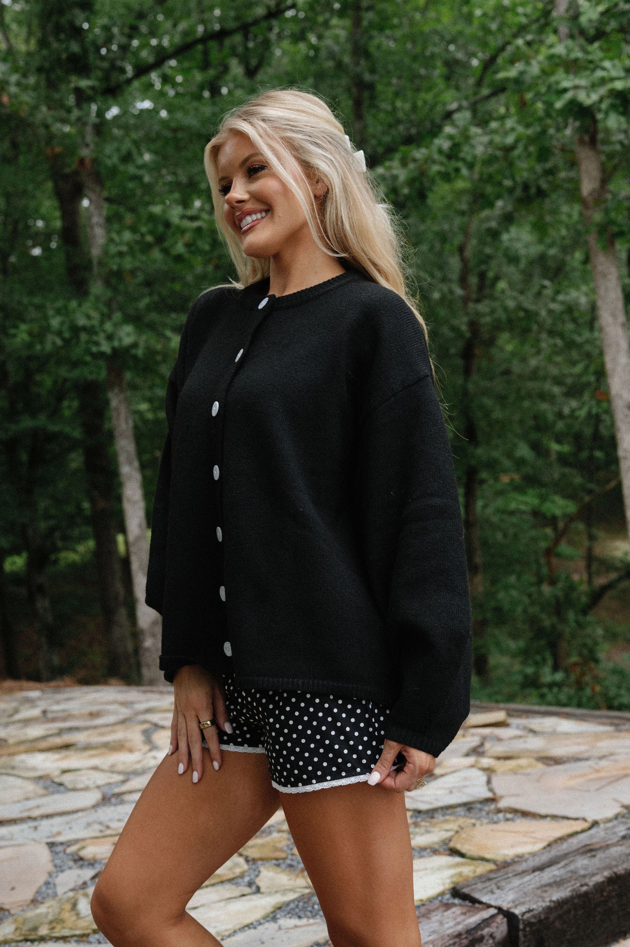 Marcy Cardigan-Black