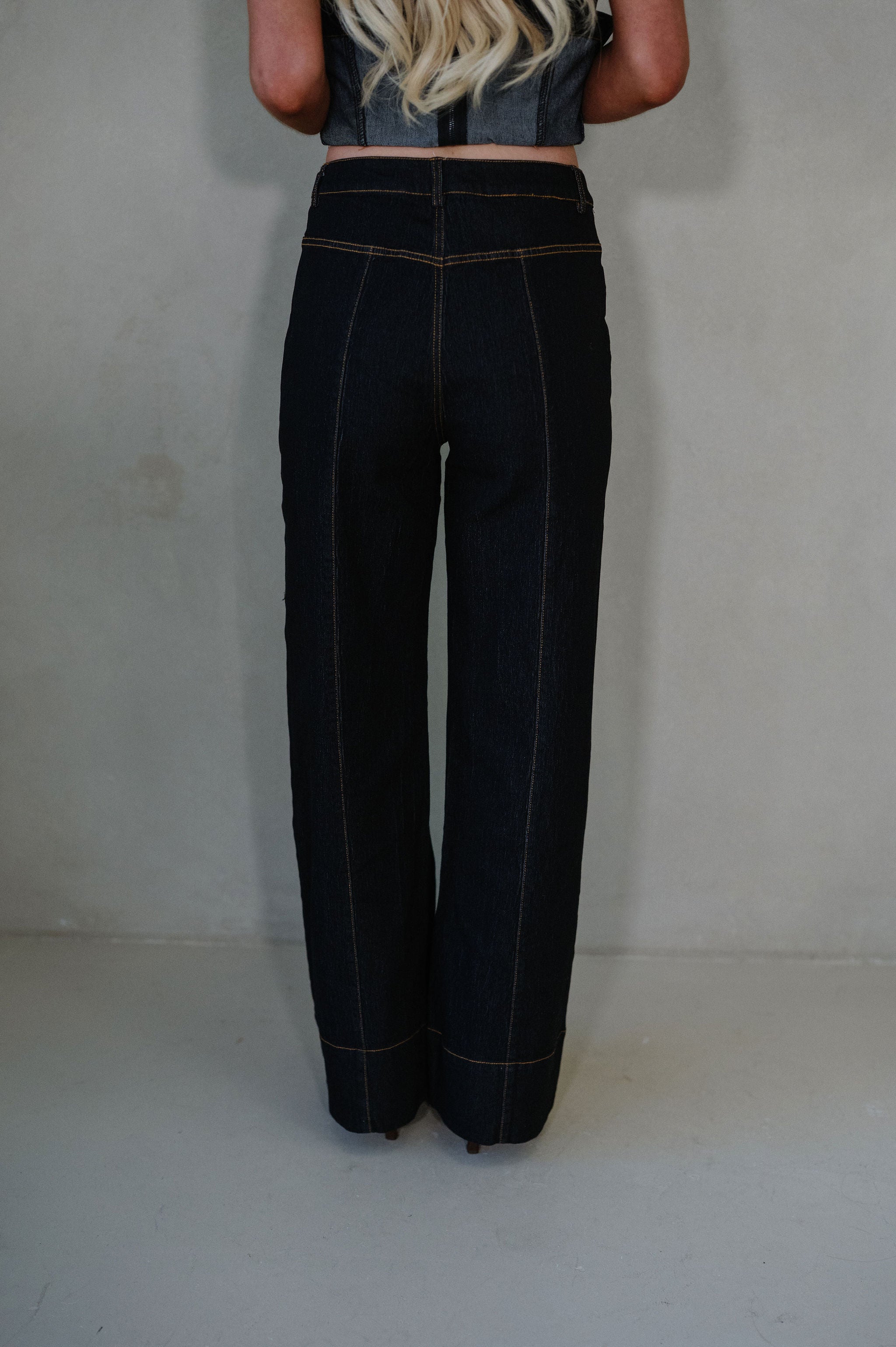 Hugo Denim Pants Set-Black