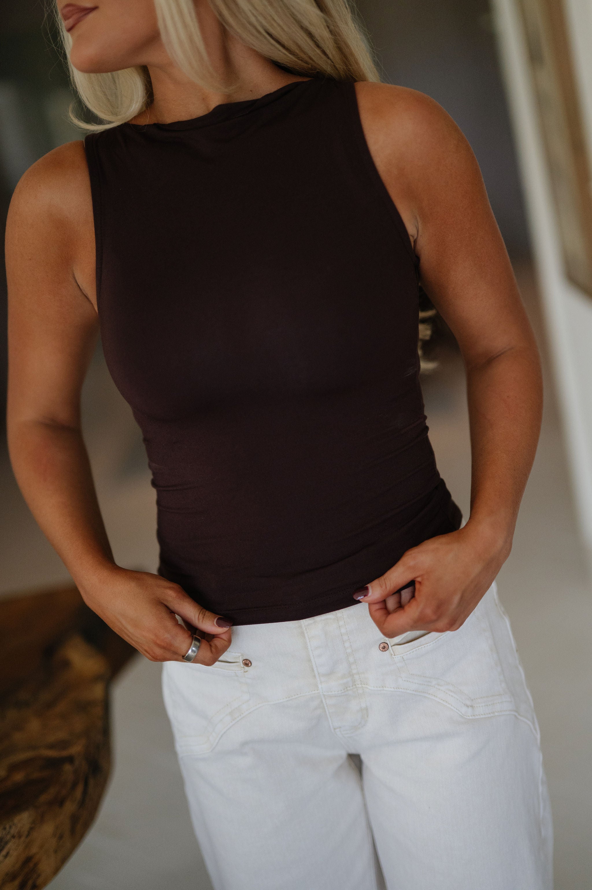 Thomas Top-Dark Brown