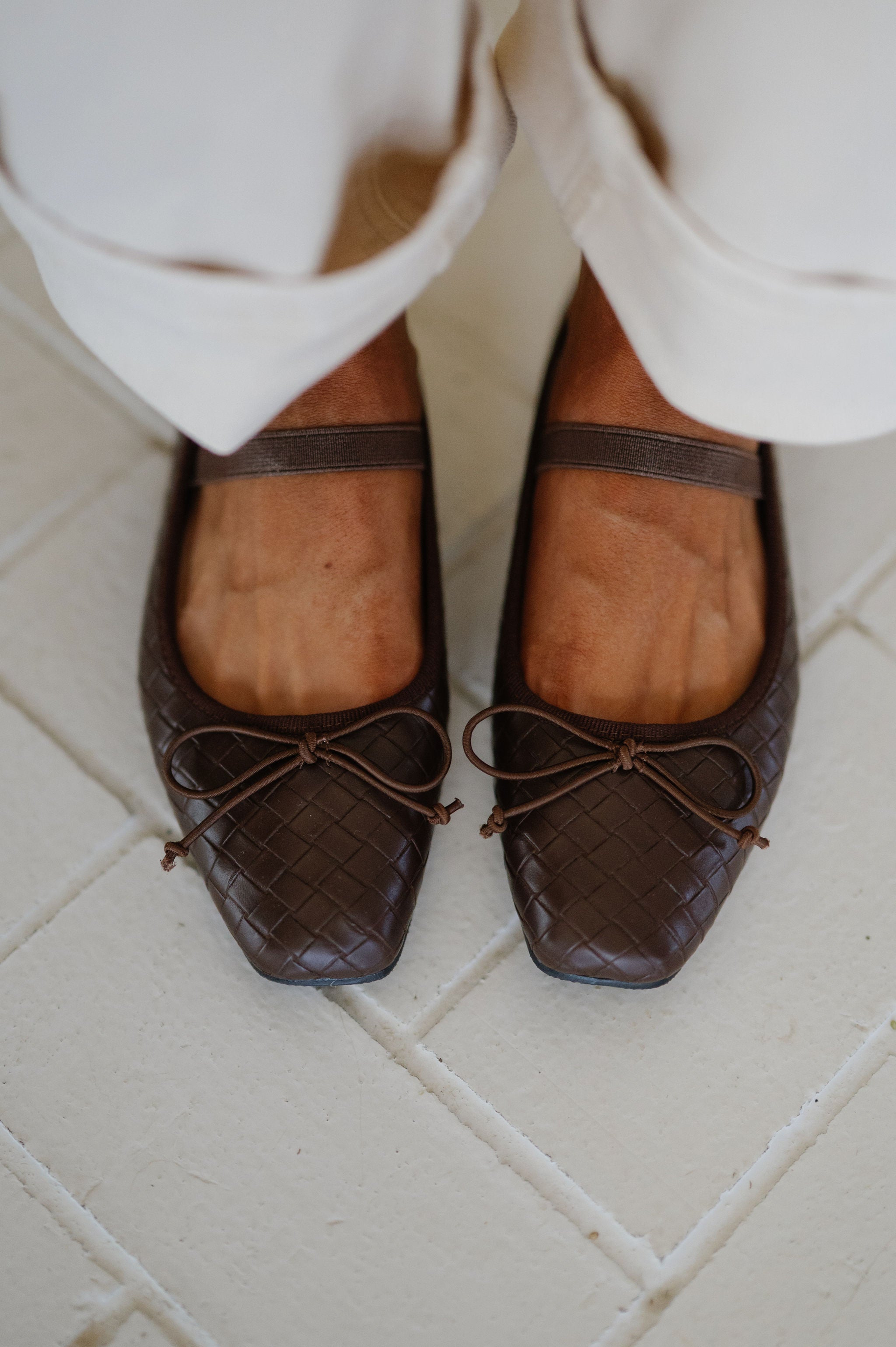 Logan Ballet Flat-Coffee