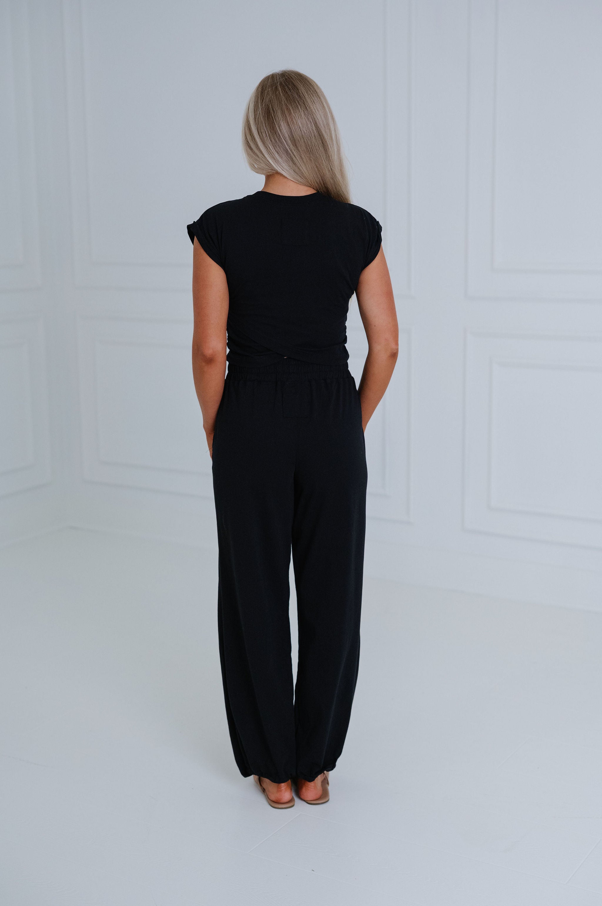Tinsley Pants Set-Black