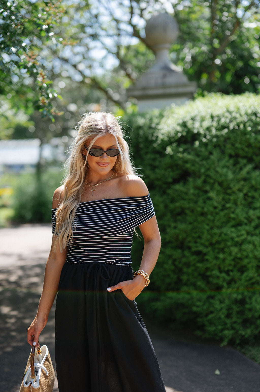 Ninny OTS Top-Black Stripe