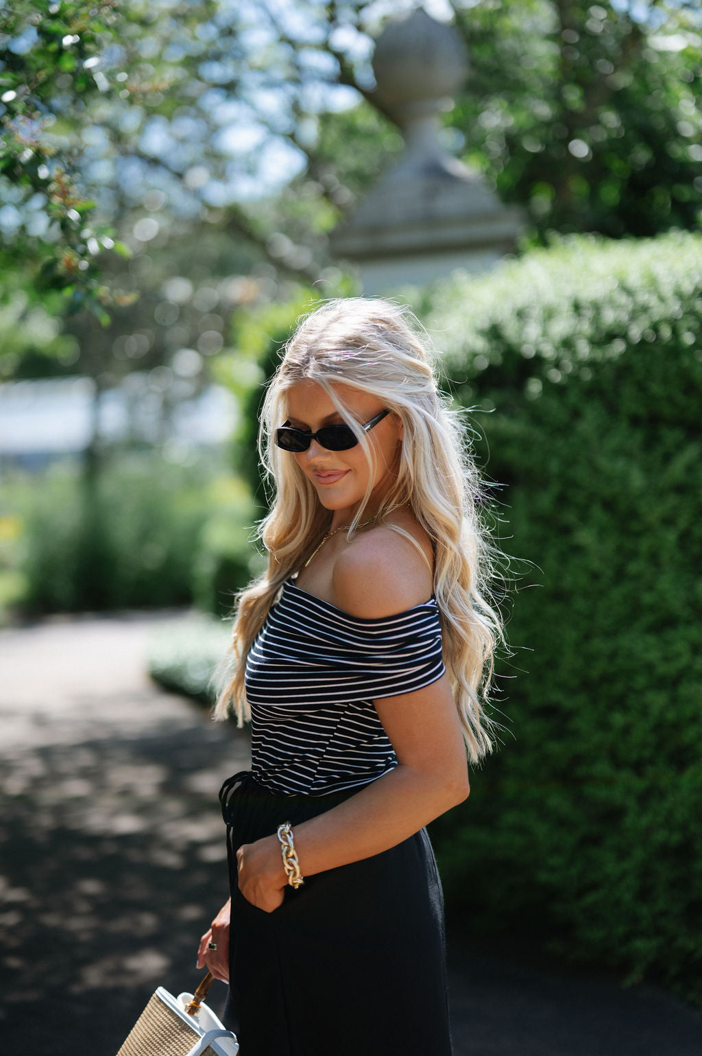 Ninny OTS Top-Black Stripe