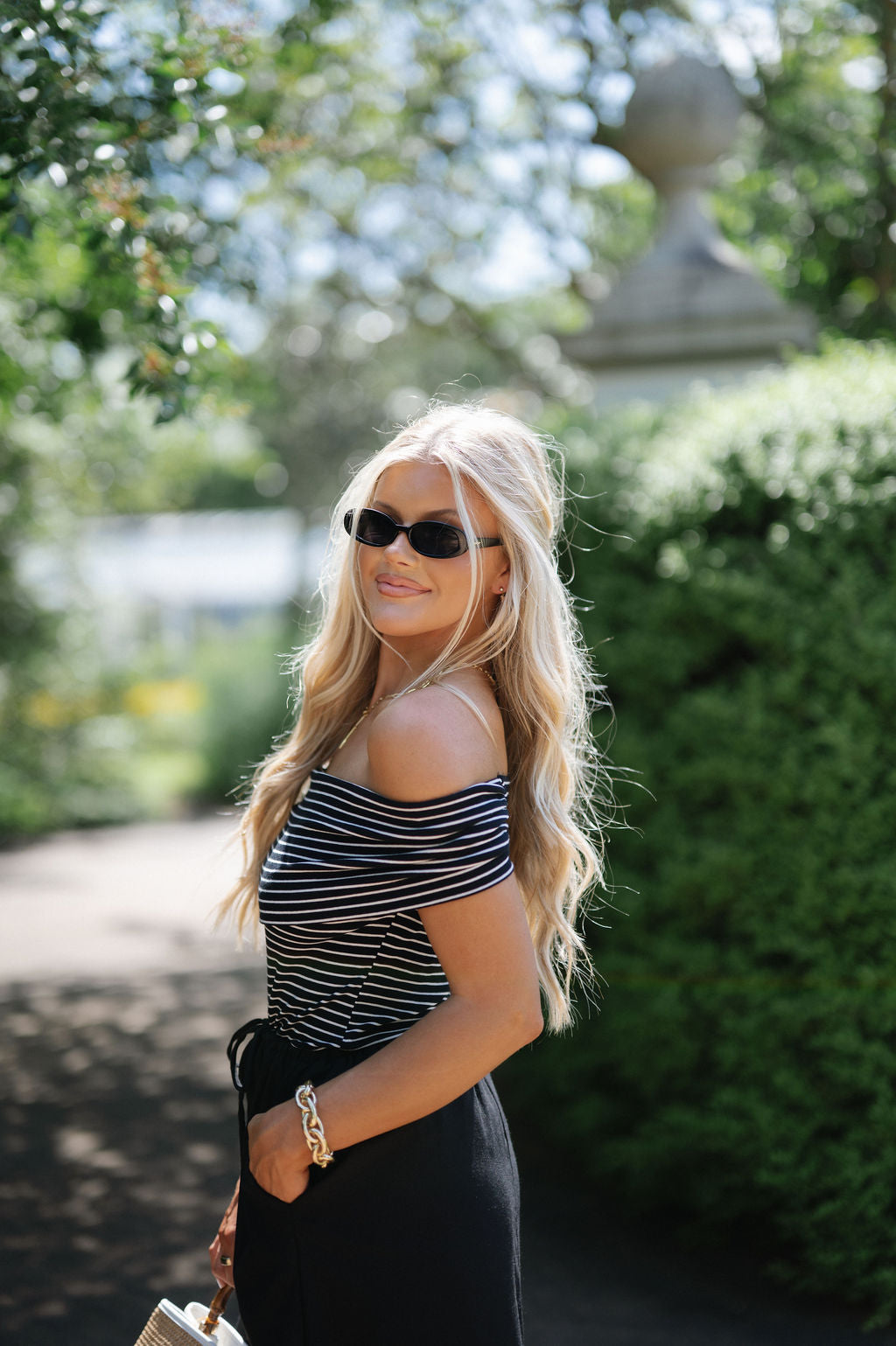 Ninny OTS Top-Black Stripe