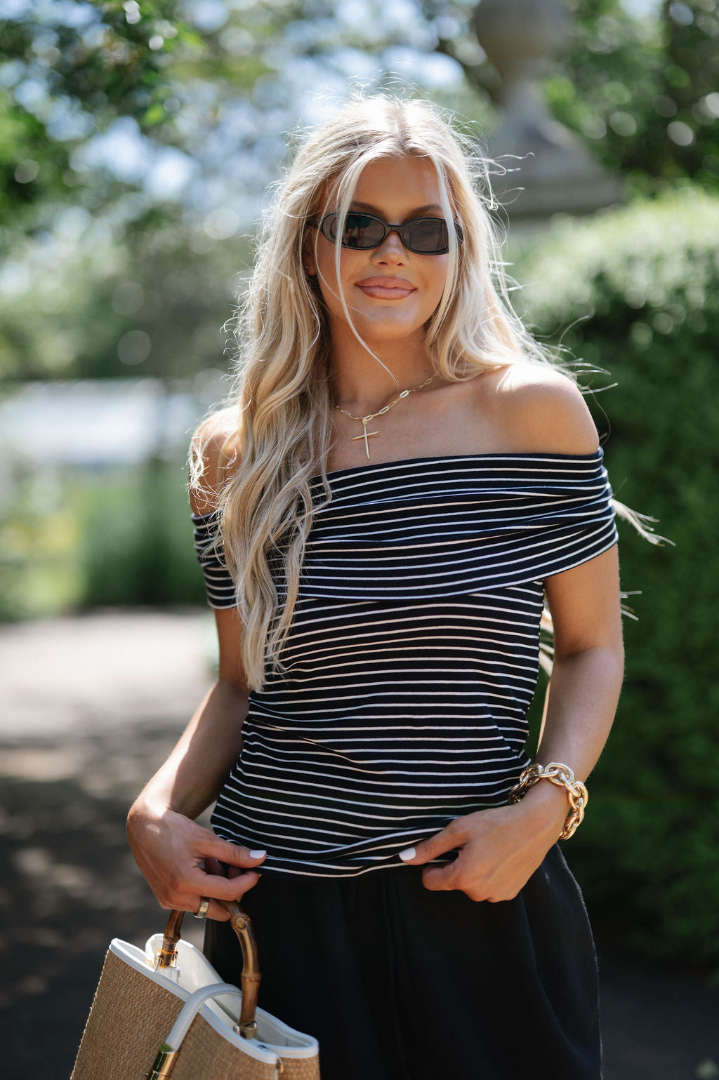 Ninny OTS Top-Black Stripe