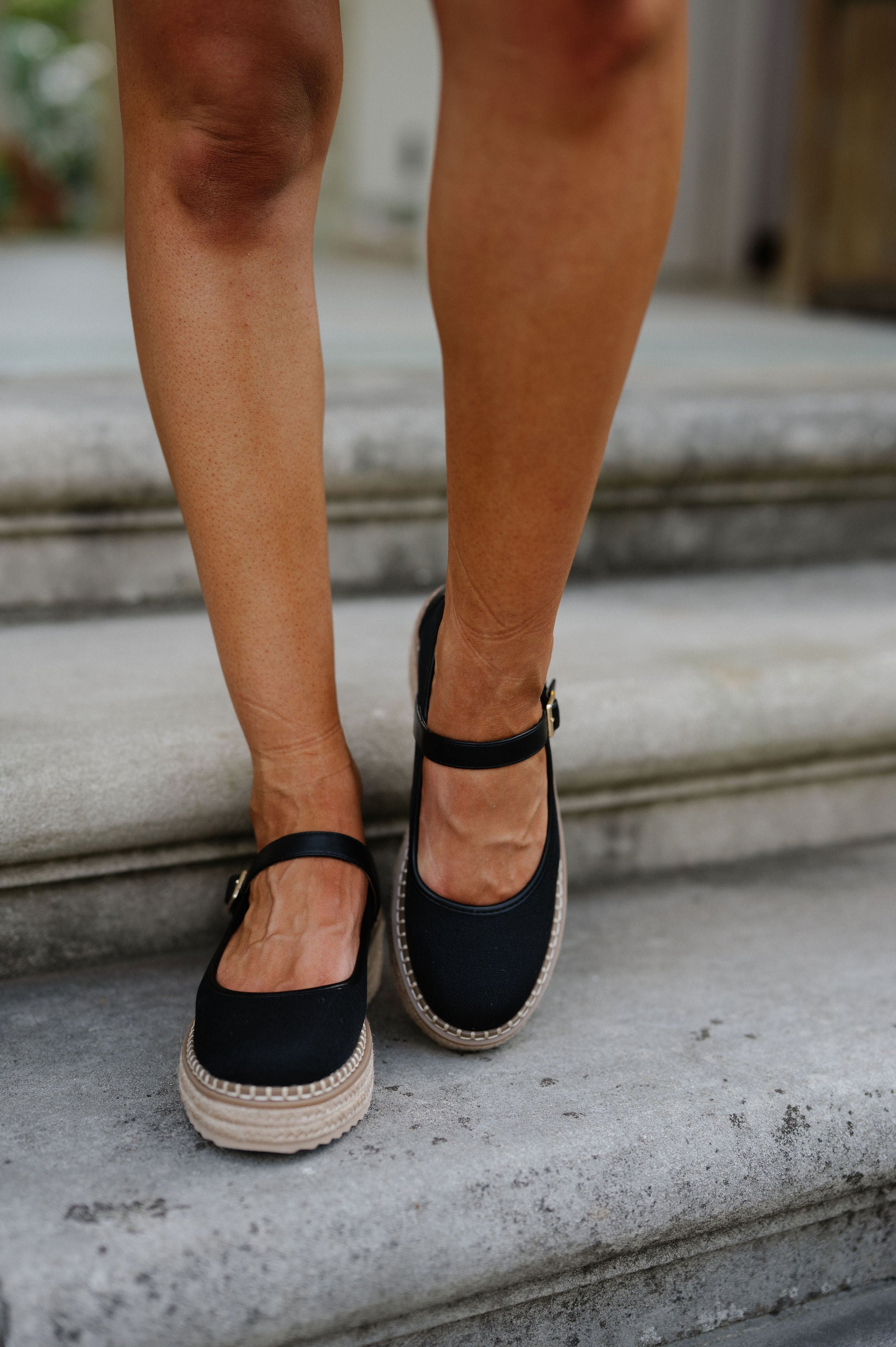 Miana Maryjane Espadrille- Black