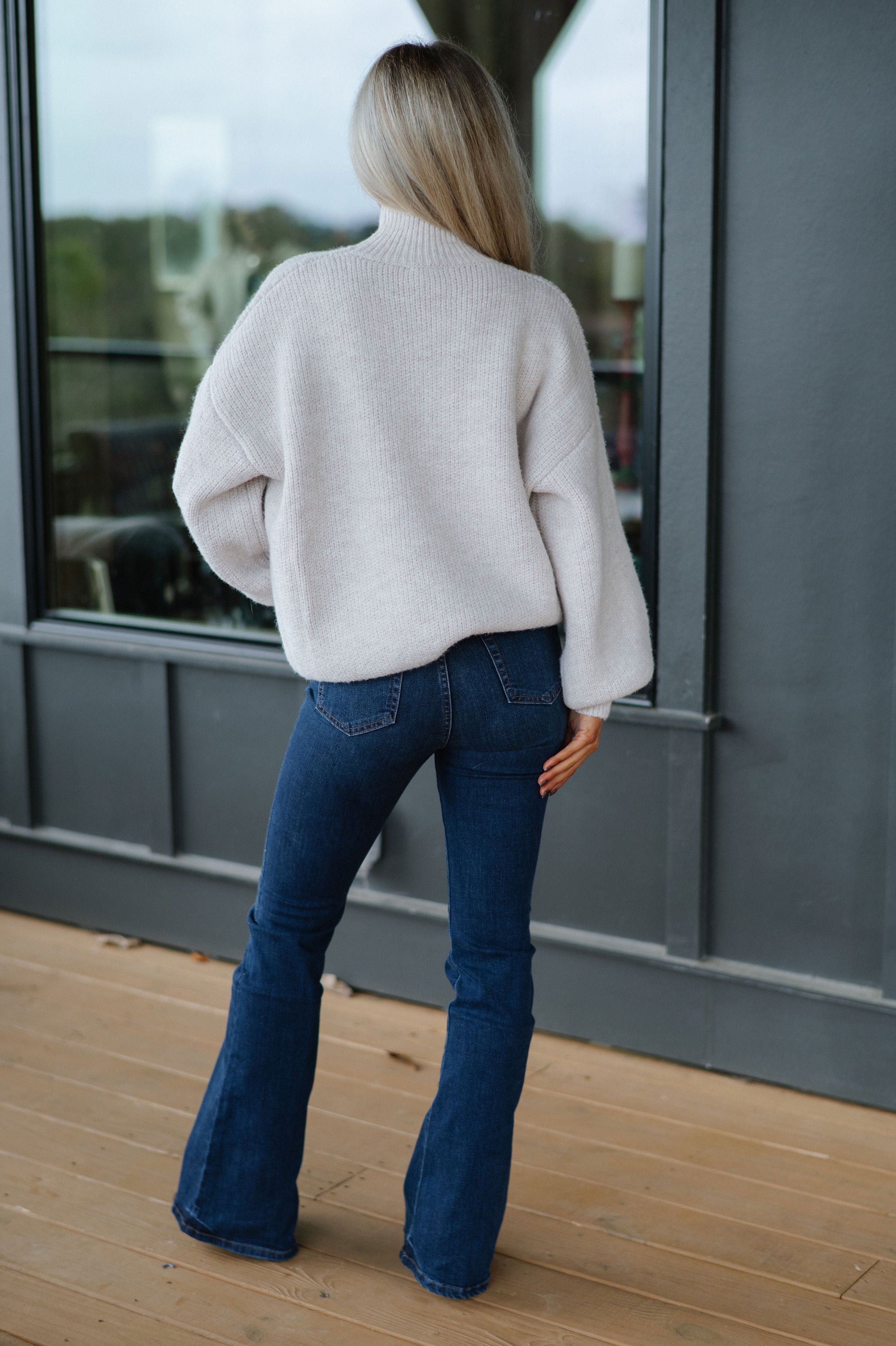 Harvey Sweater-Oat Milk