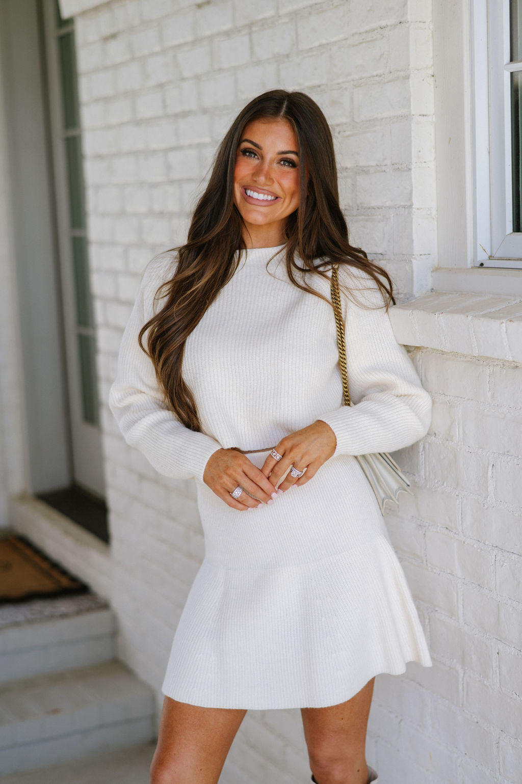 Emmalyn Skirt Set- Cream