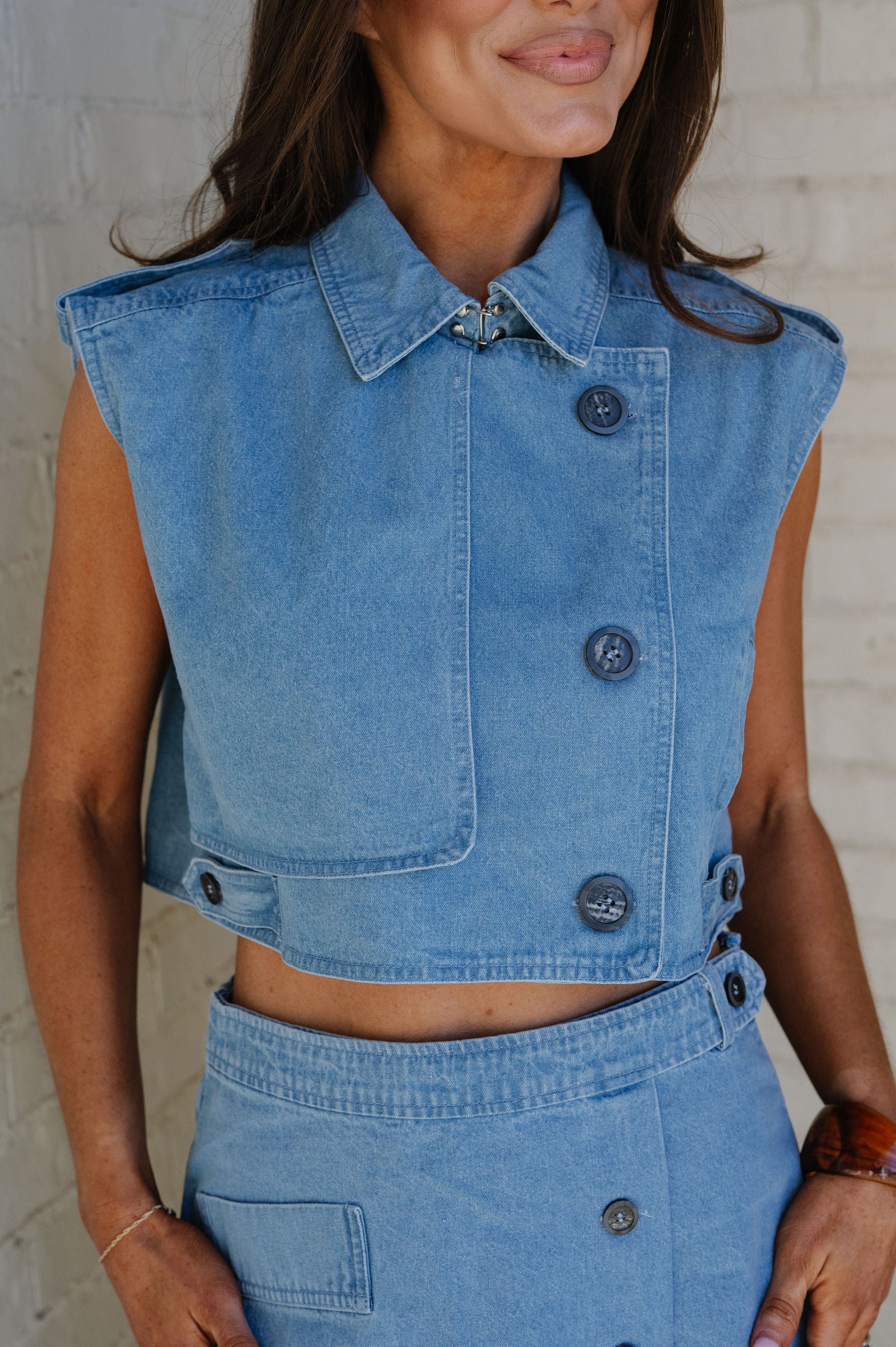 Conrad Denim Skort Set