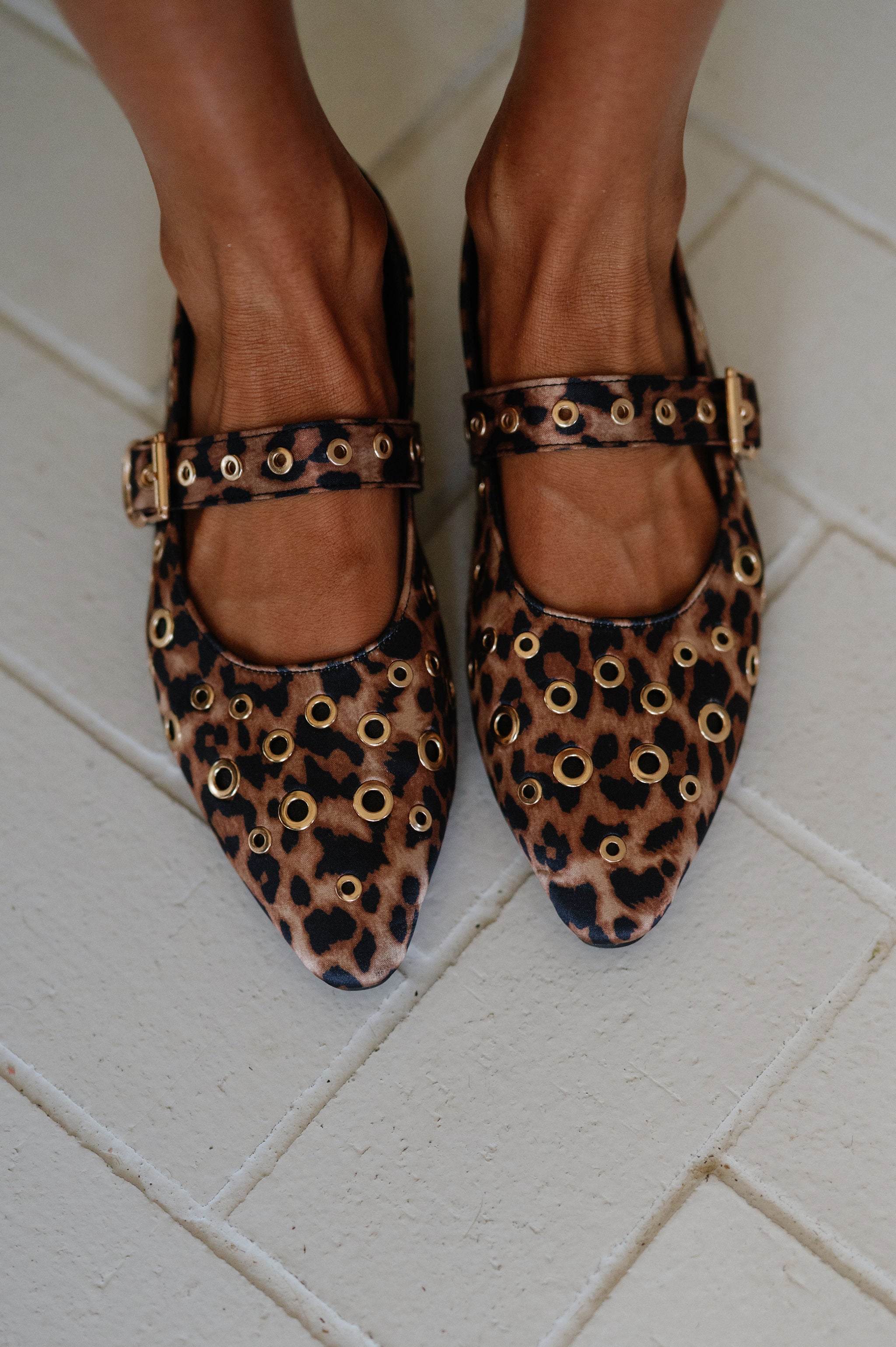 Izzy Ballet Flat-Leopard