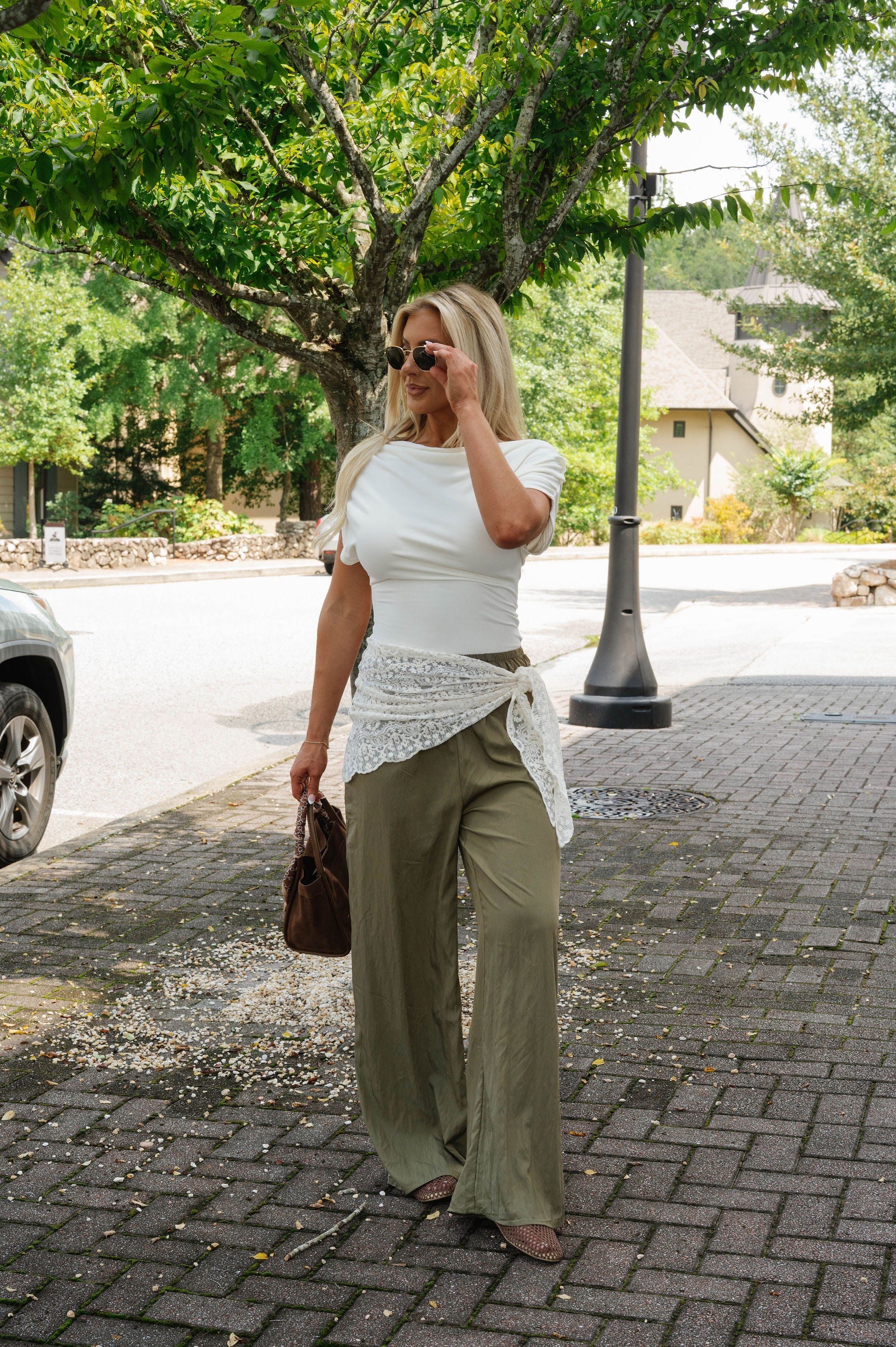 Carina Boat Neck Top-Ivory