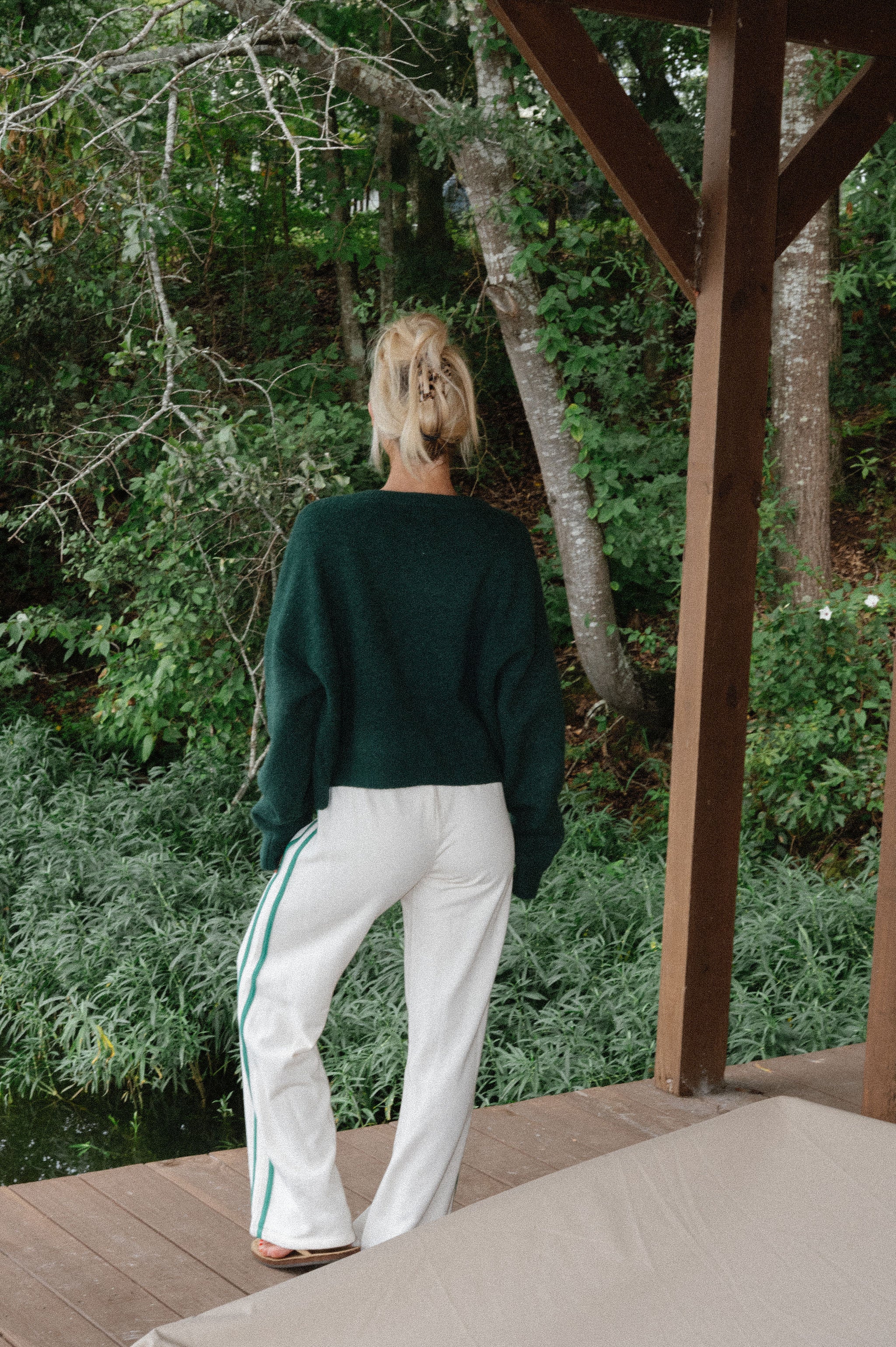 Daily Cardigan- Forest Green