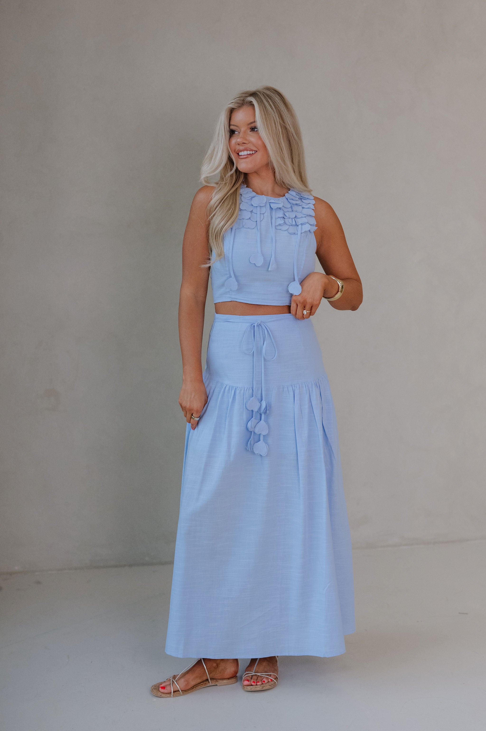 Raquel Floral Set- Blue
