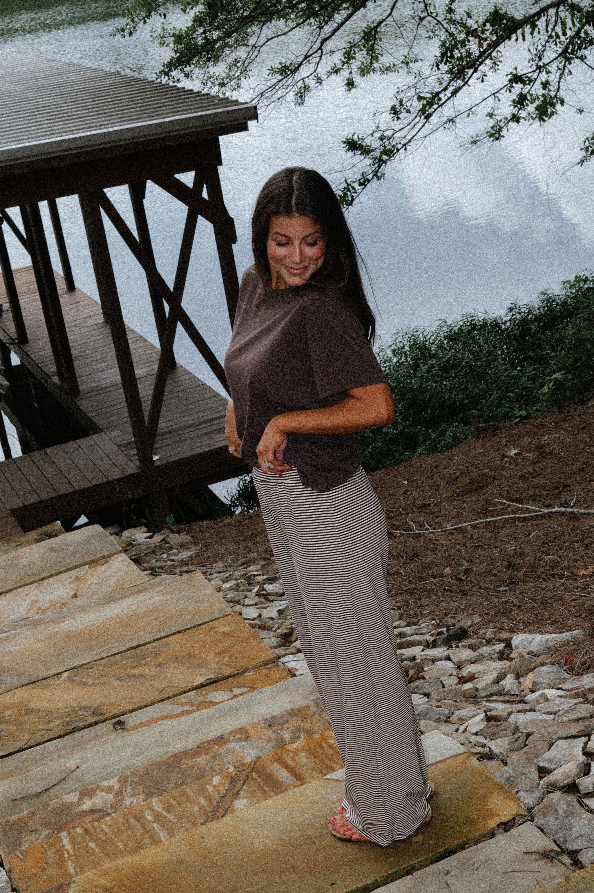 Dylan Fleece Pants-Brown