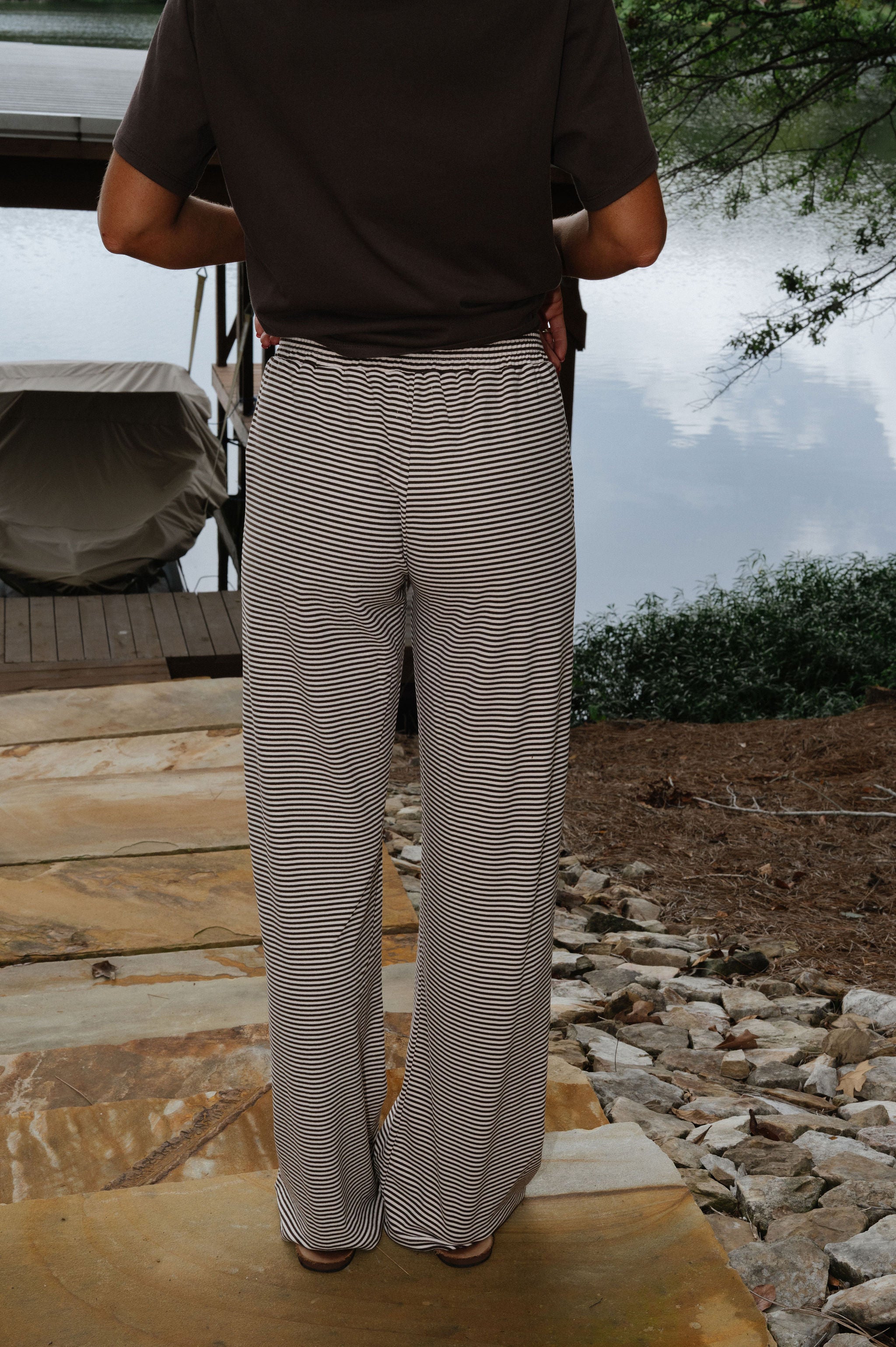 Dylan Fleece Pants-Brown