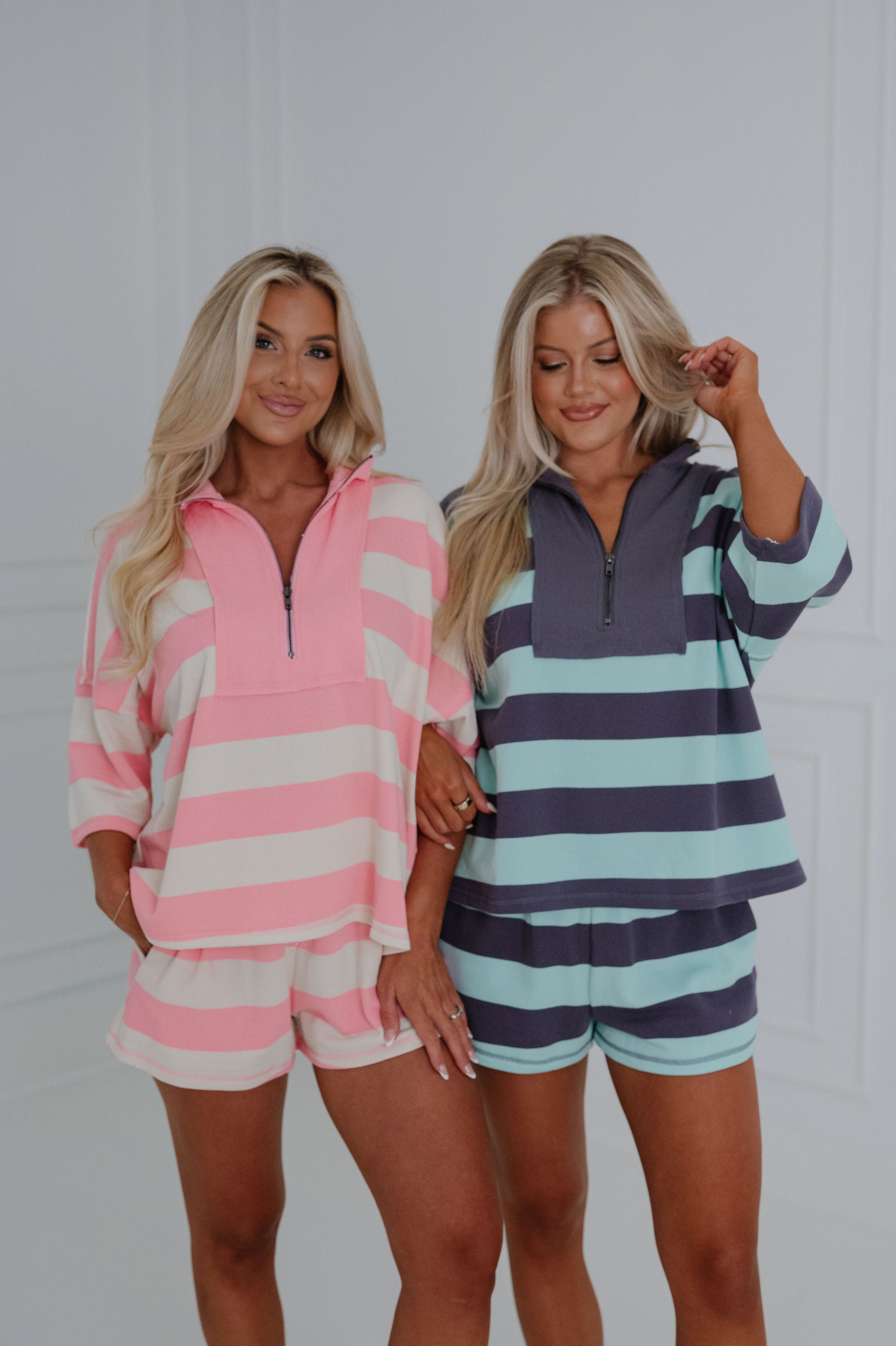 Gordy Striped Set-Mint Combo