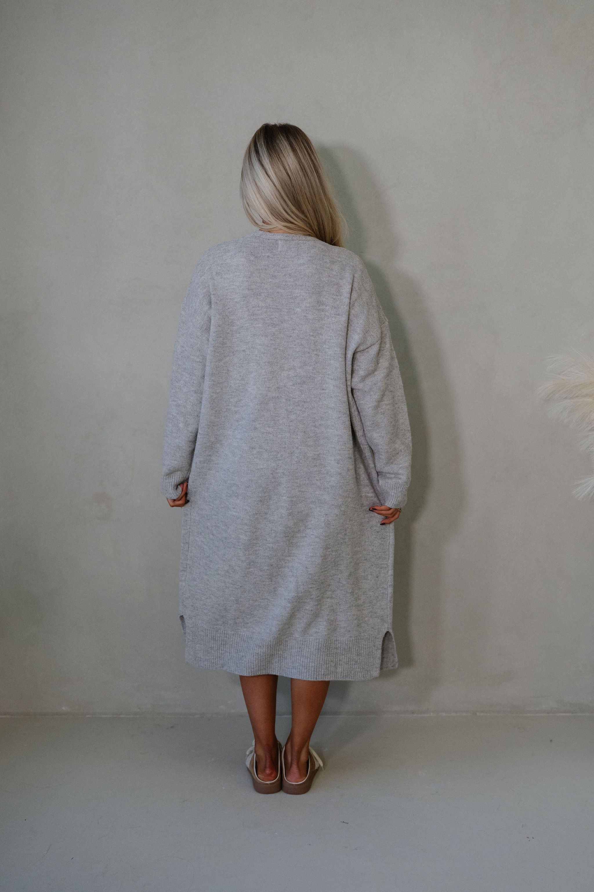 Aly Cardigan-Heather Stone