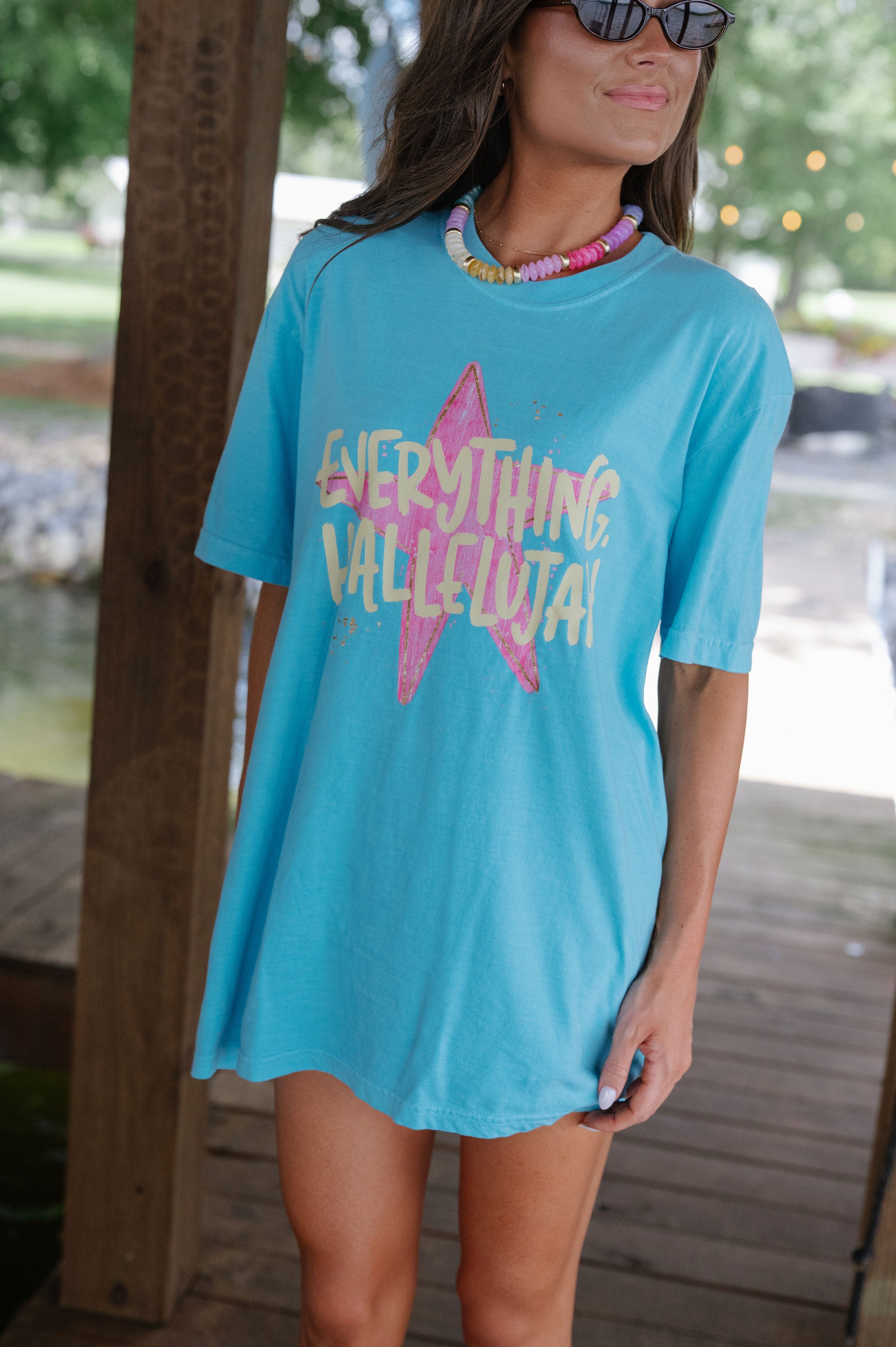 Everything, Hallelujah Tee-Blue