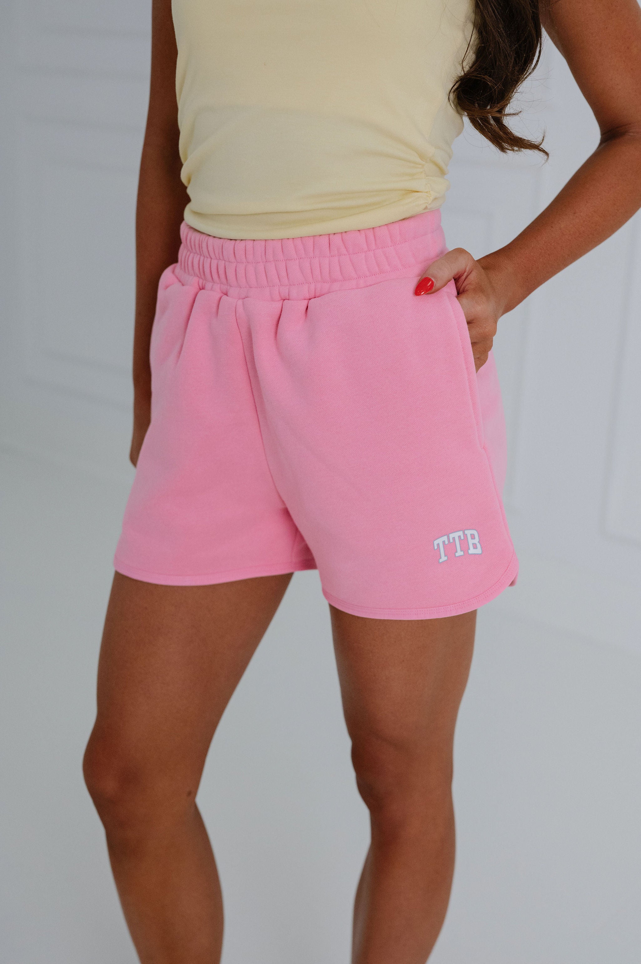 "TTB" Sweatshort-Pink