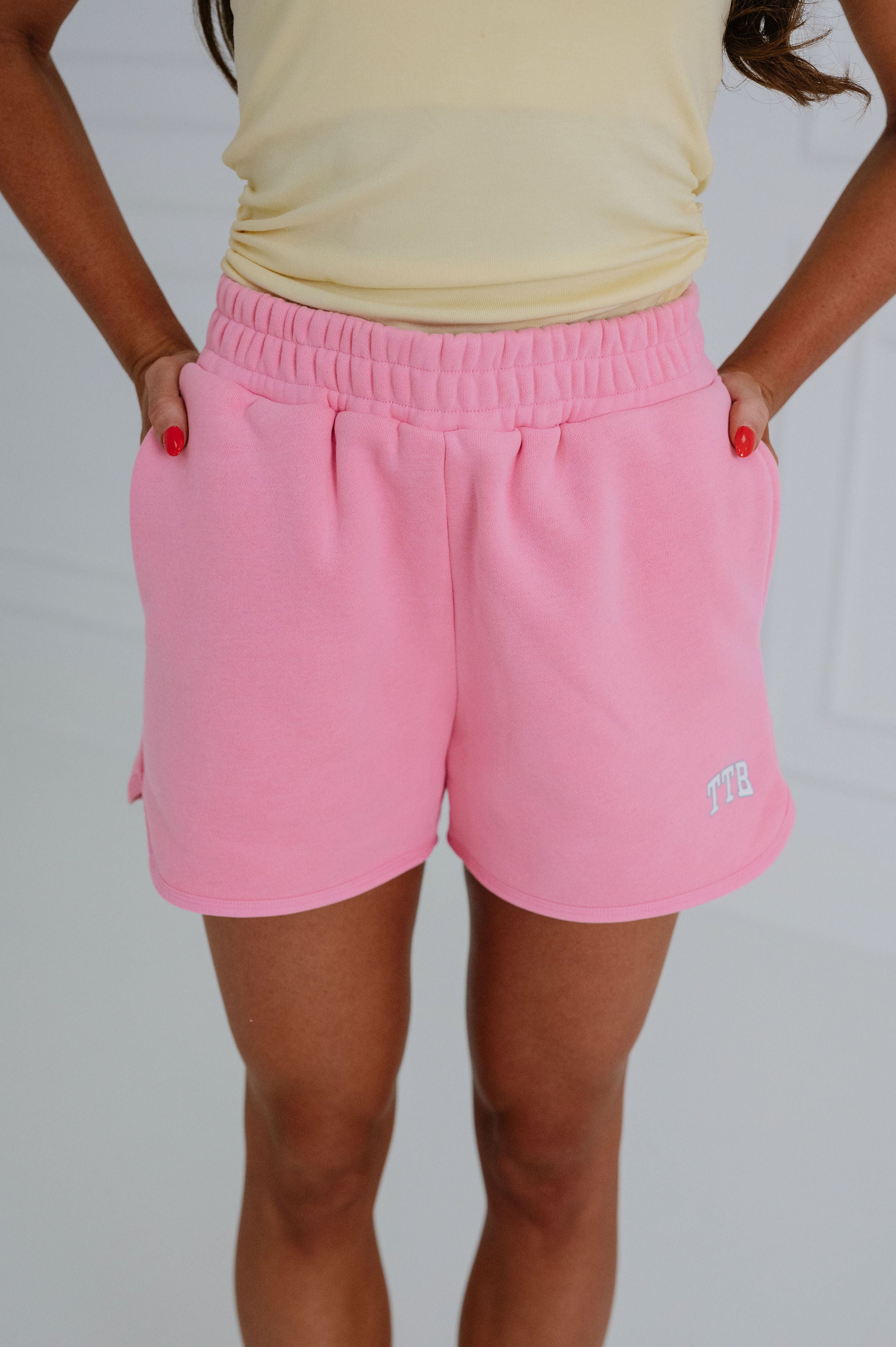 "TTB" Sweatshort-Pink