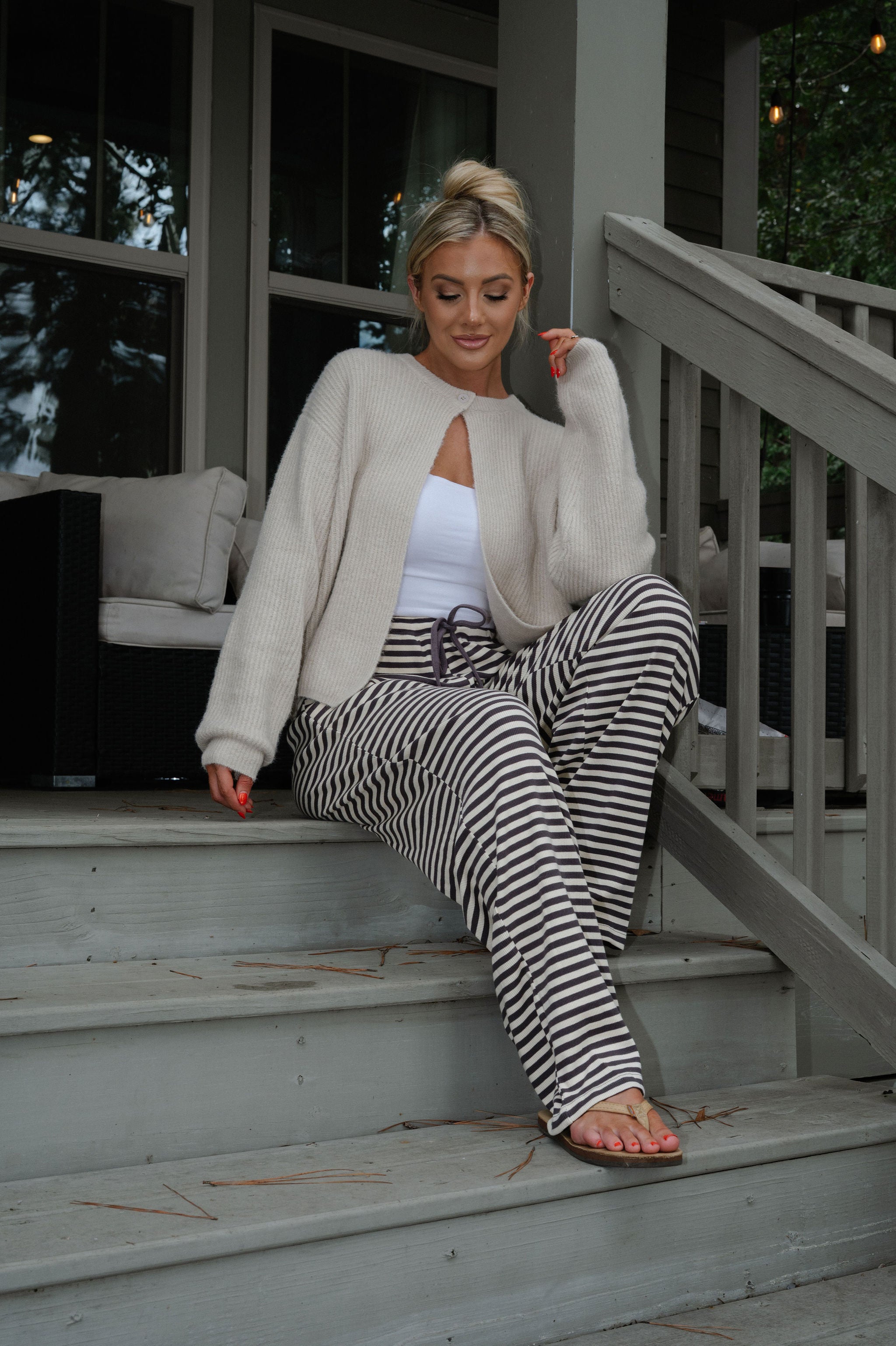 Toby Cardigan-Taupe