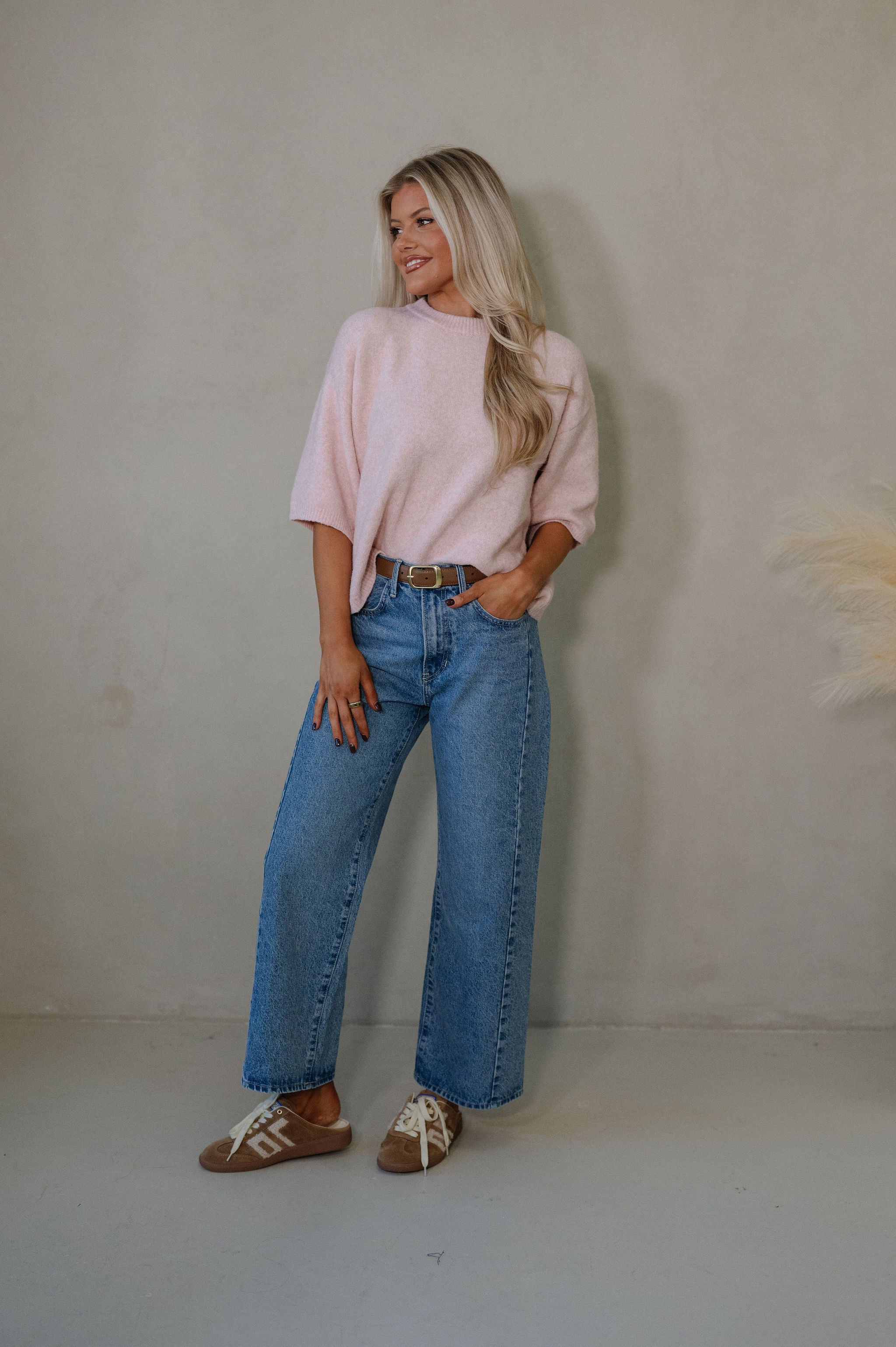 Norah Sweater-Light Mauve