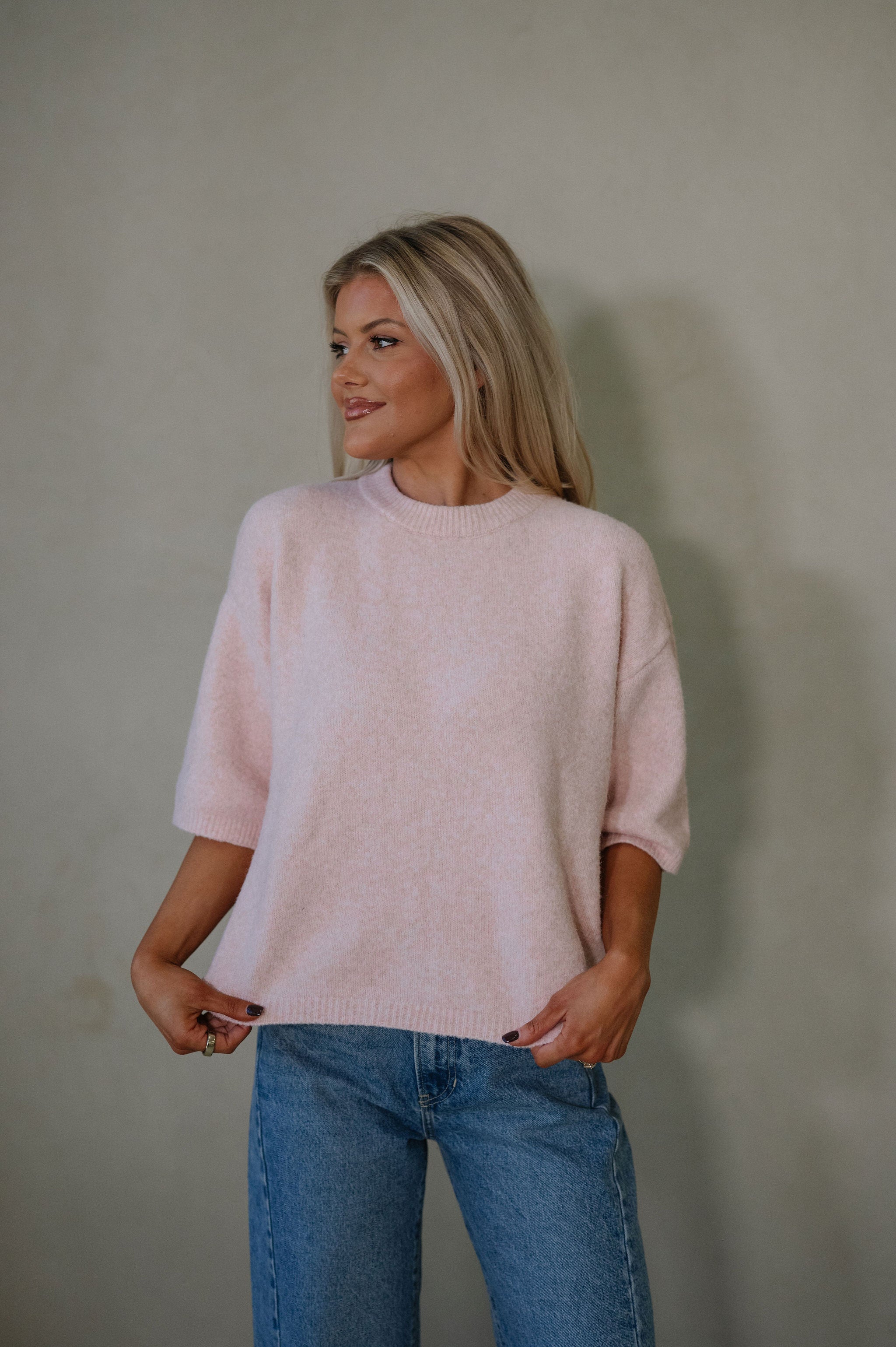 Norah Sweater-Light Mauve
