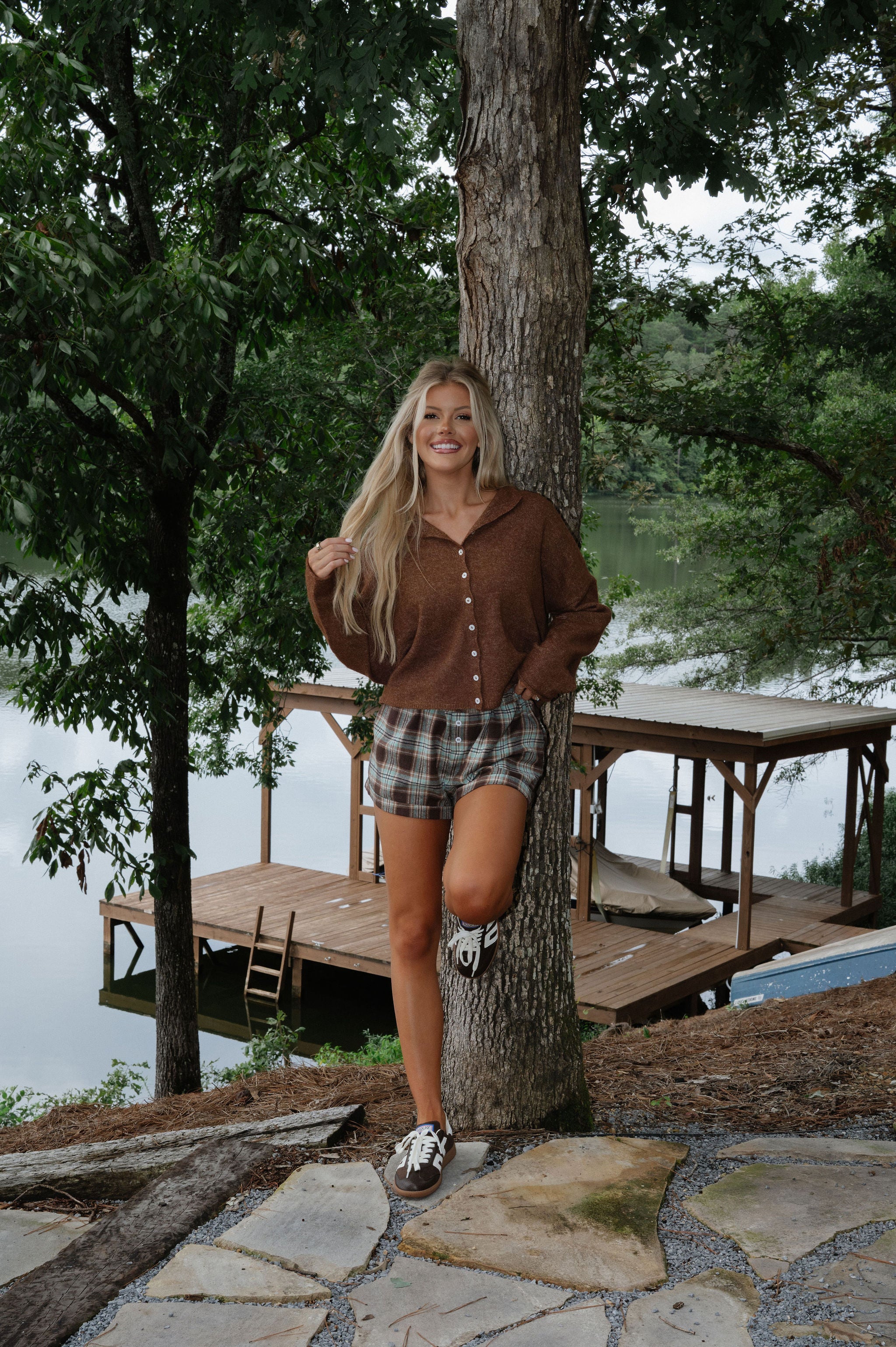 Victoria Cardigan-Brown
