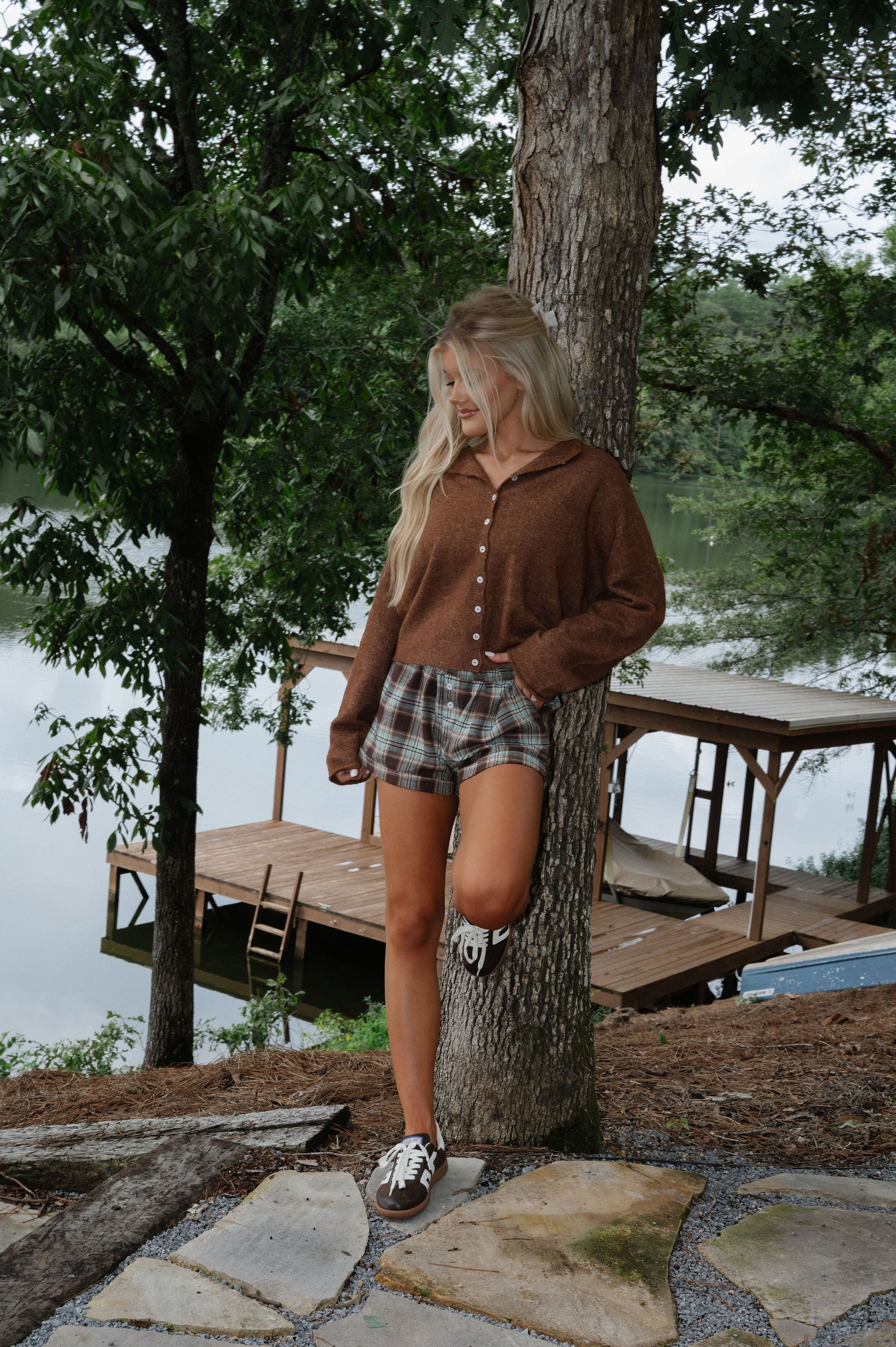 Victoria Cardigan-Brown