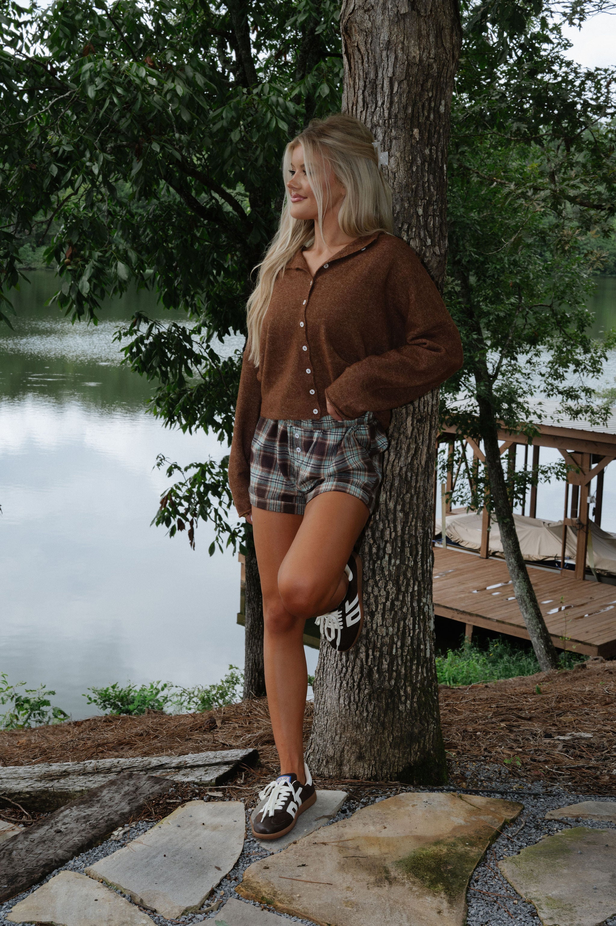 Victoria Cardigan-Brown