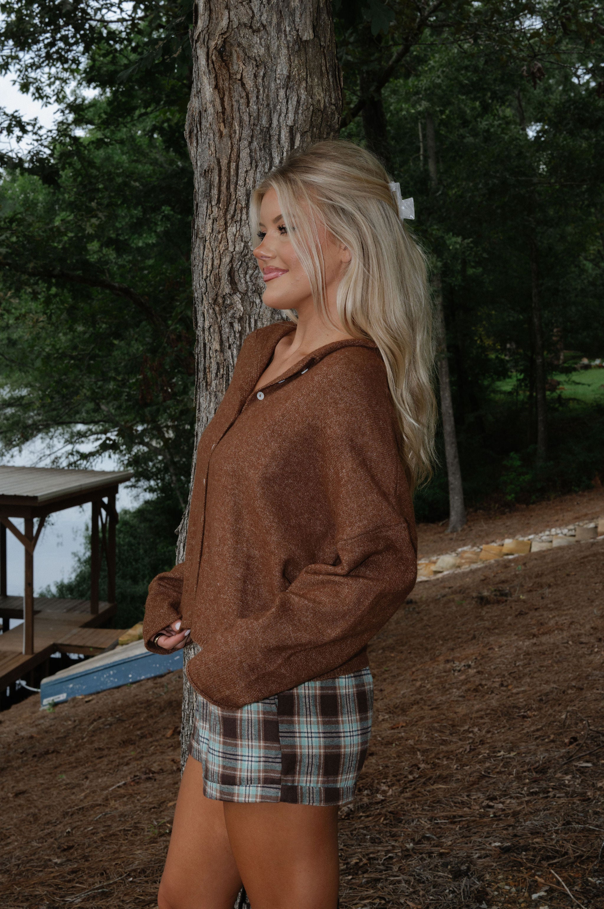 Victoria Cardigan-Brown