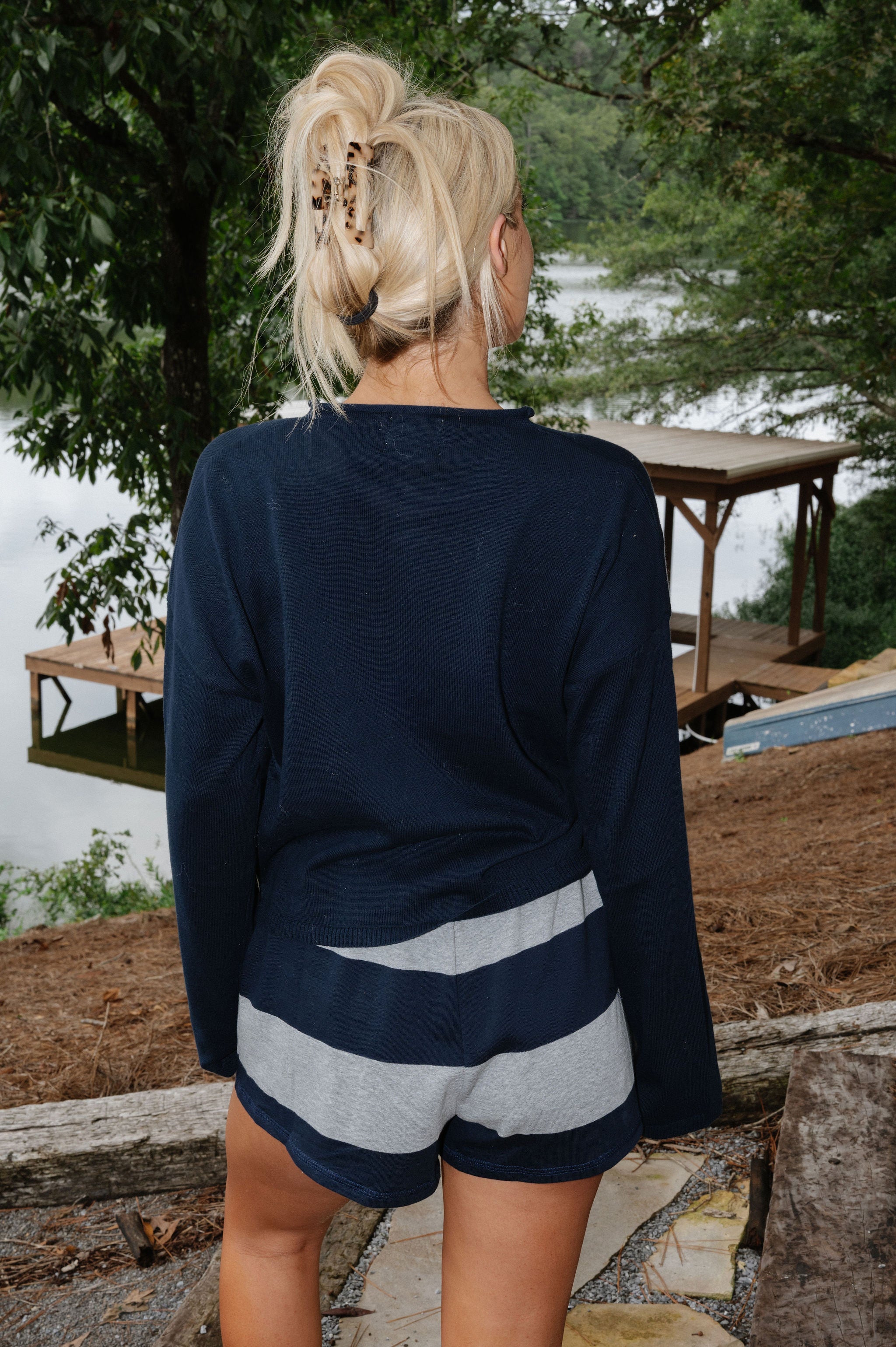 Classic Lightweight Cardigan- Navy