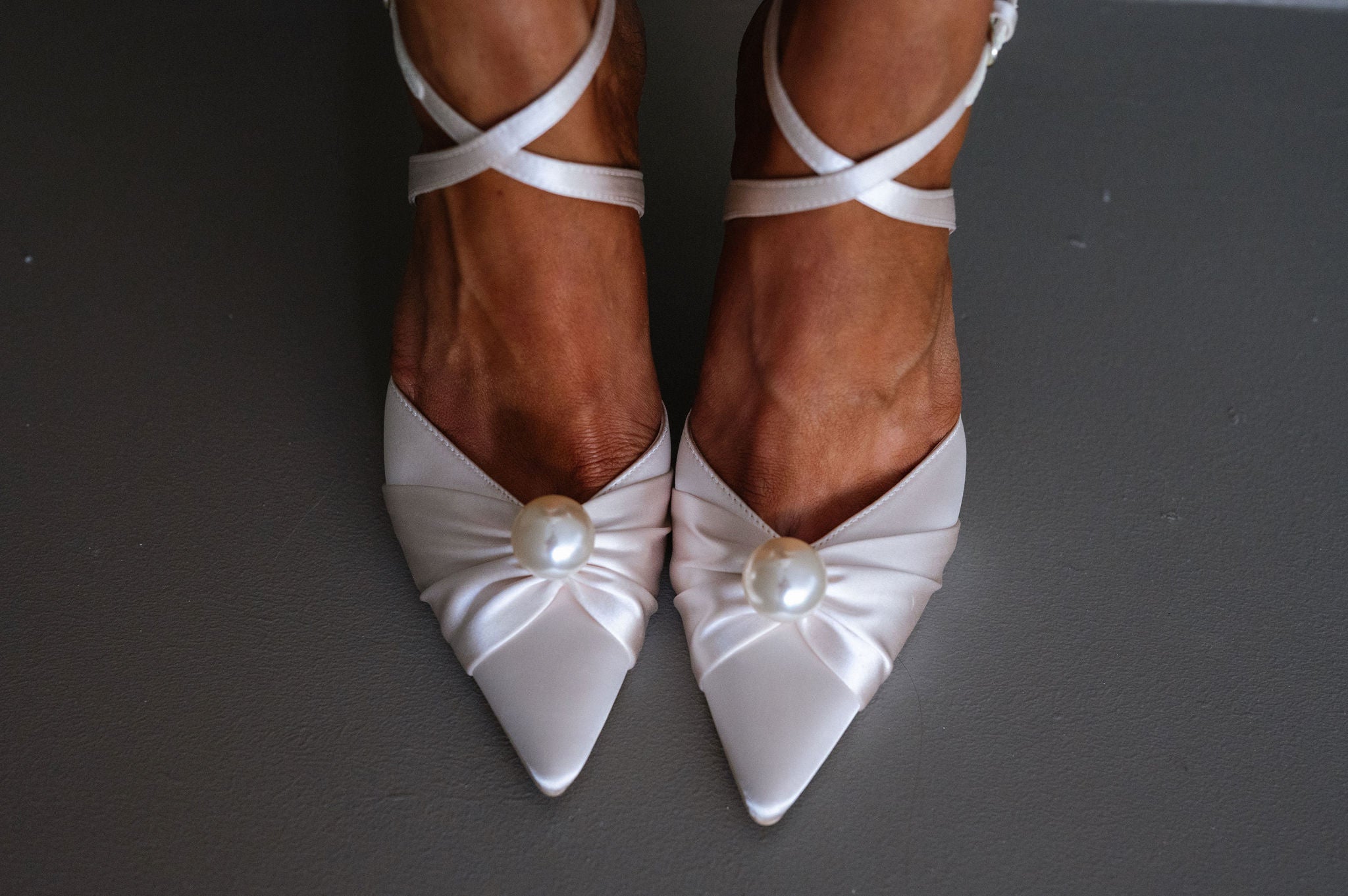 Kaysey Heels-Vanilla Satin/DOLCE VITA