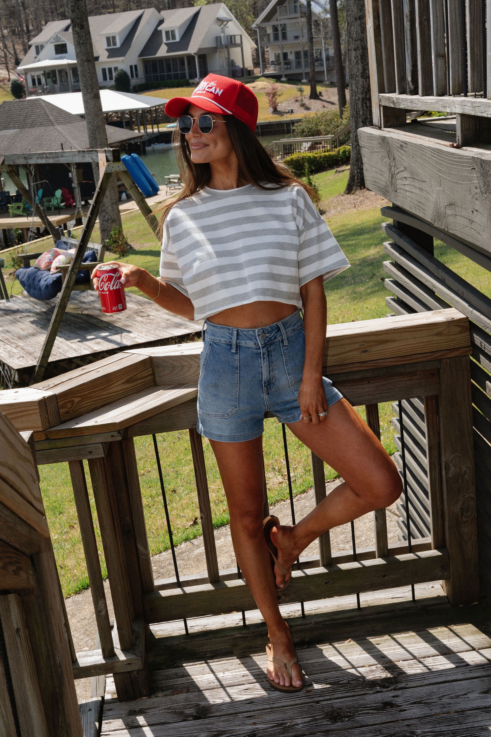 Violet Round Neck Top-Heather Grey