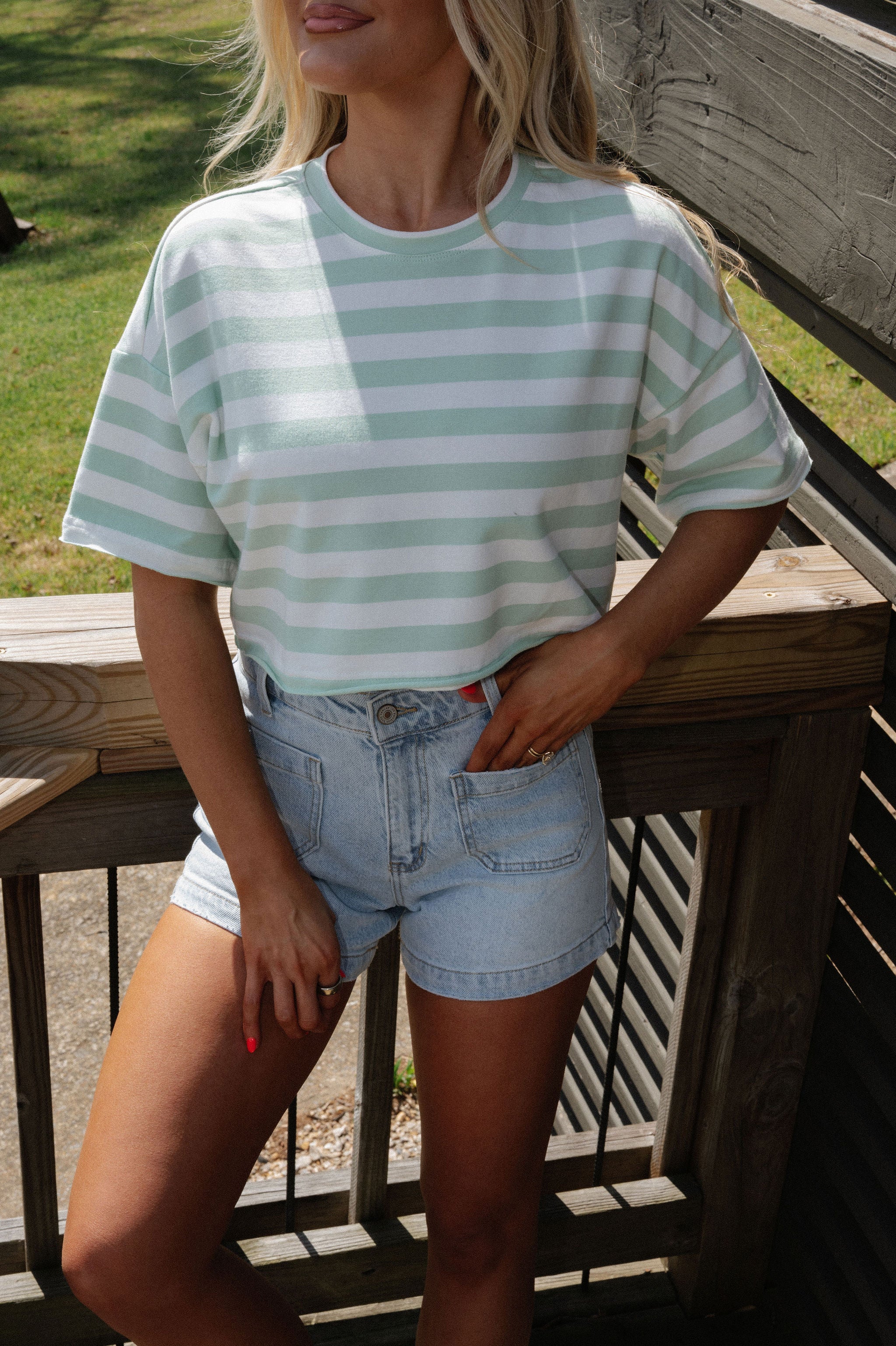 Violet Round Neck Top-Mint