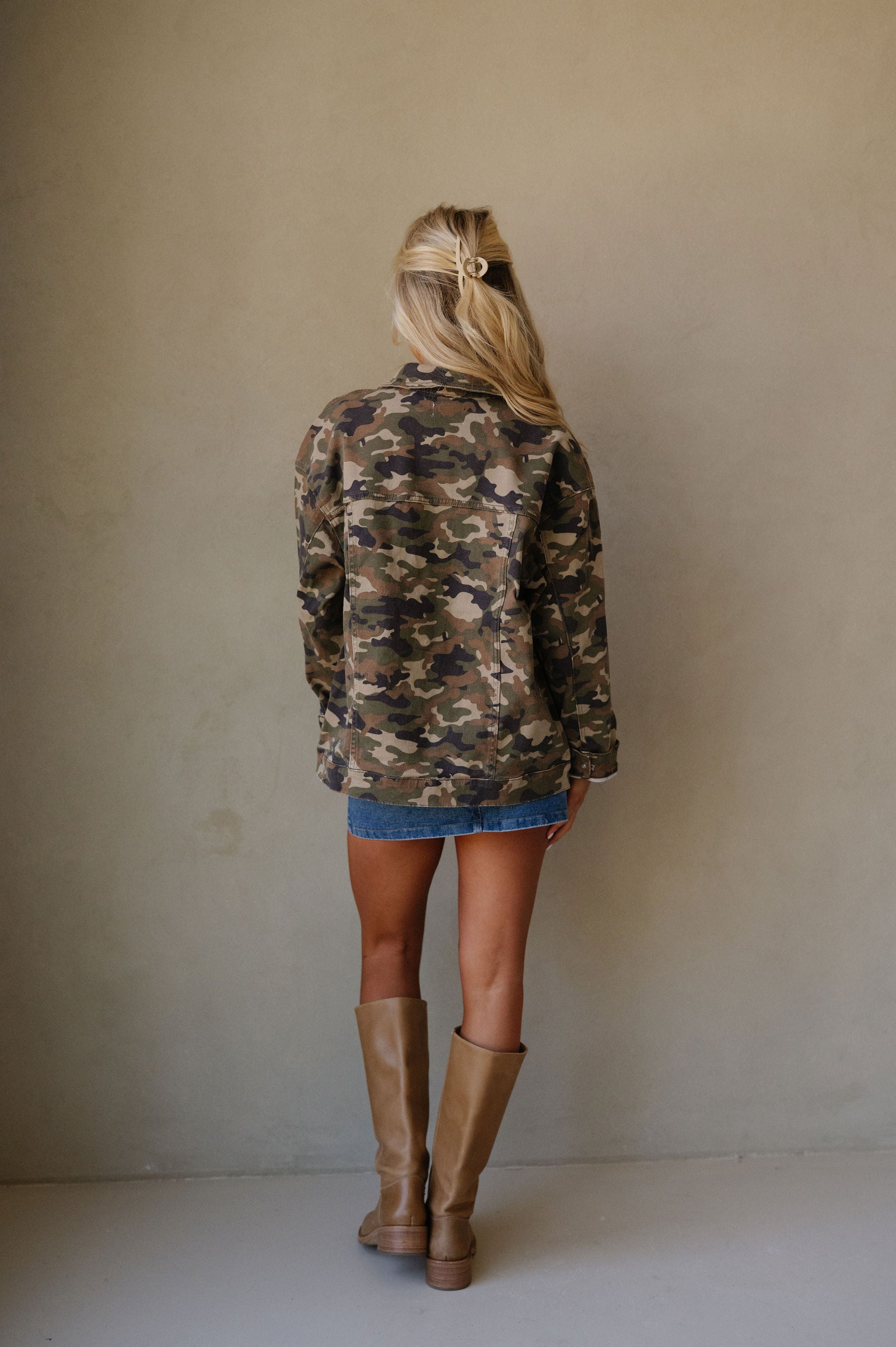 Camo Oversized Jacket