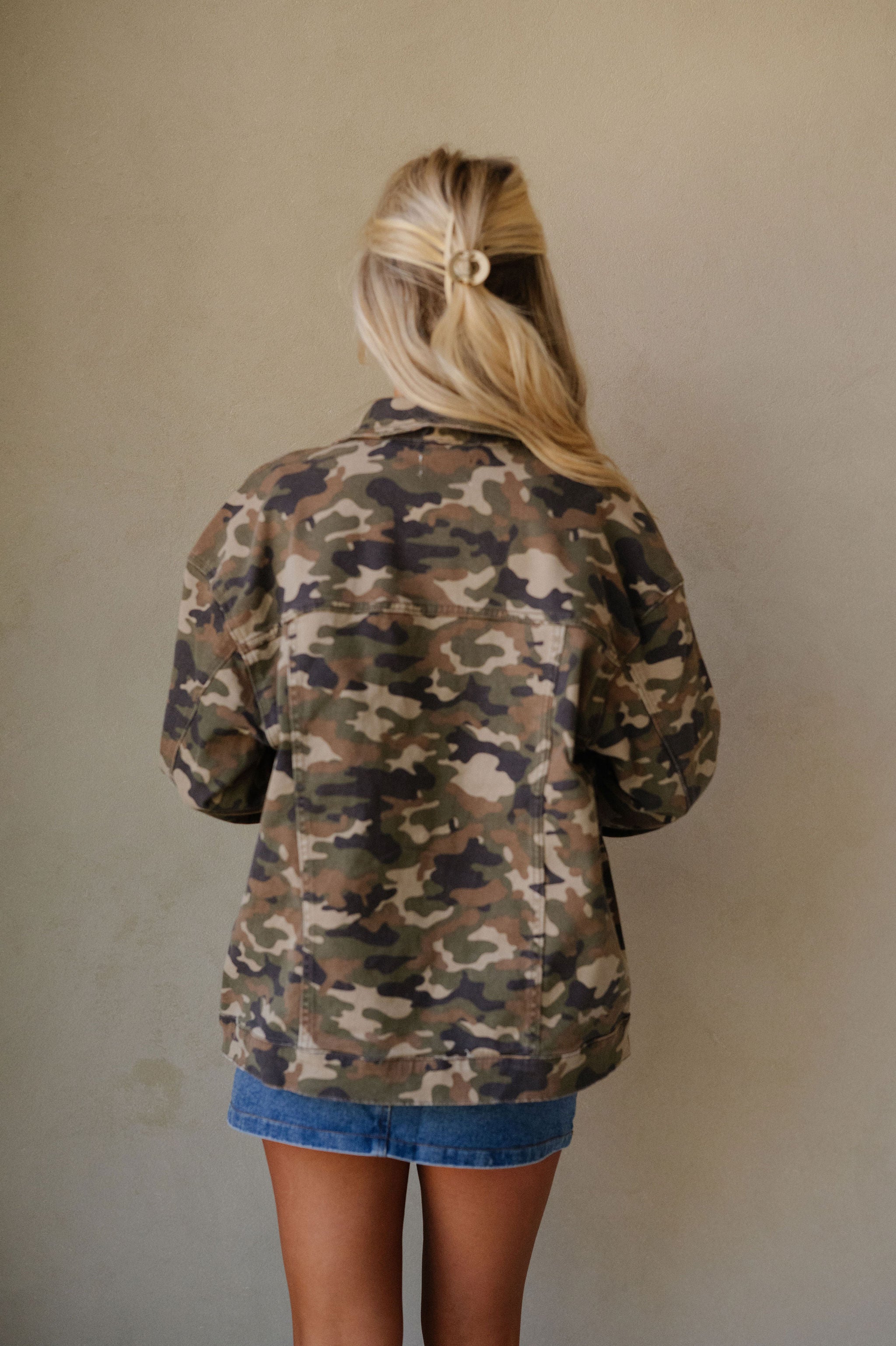 Camo Oversized Jacket